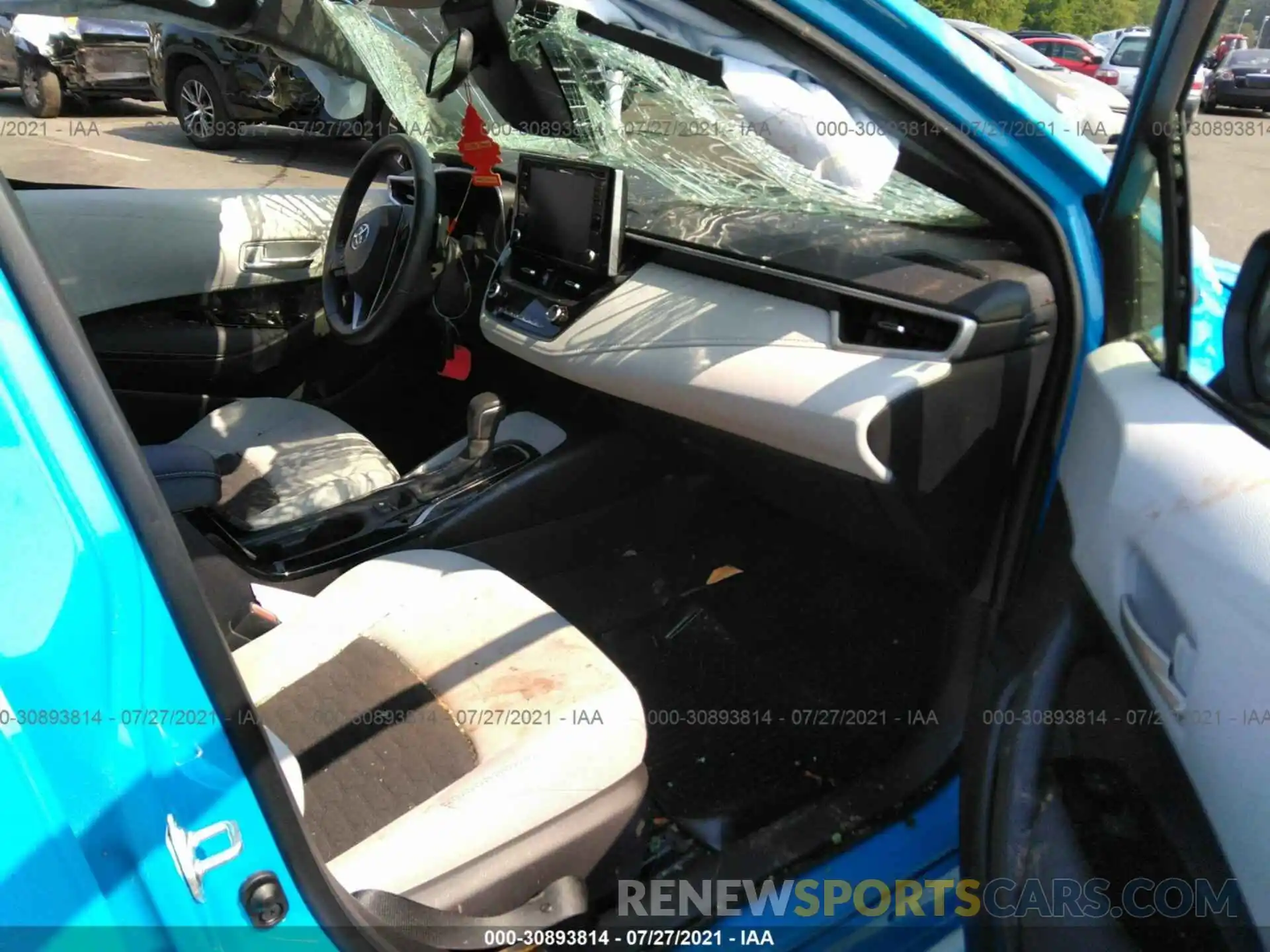 5 Photograph of a damaged car JTNK4RBE1K3039672 TOYOTA COROLLA HATCHBACK 2019