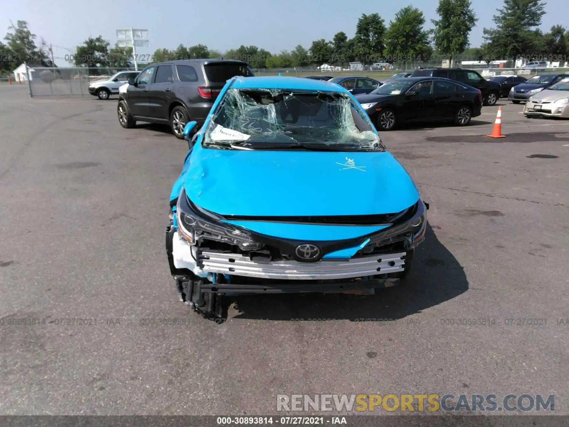 6 Photograph of a damaged car JTNK4RBE1K3039672 TOYOTA COROLLA HATCHBACK 2019