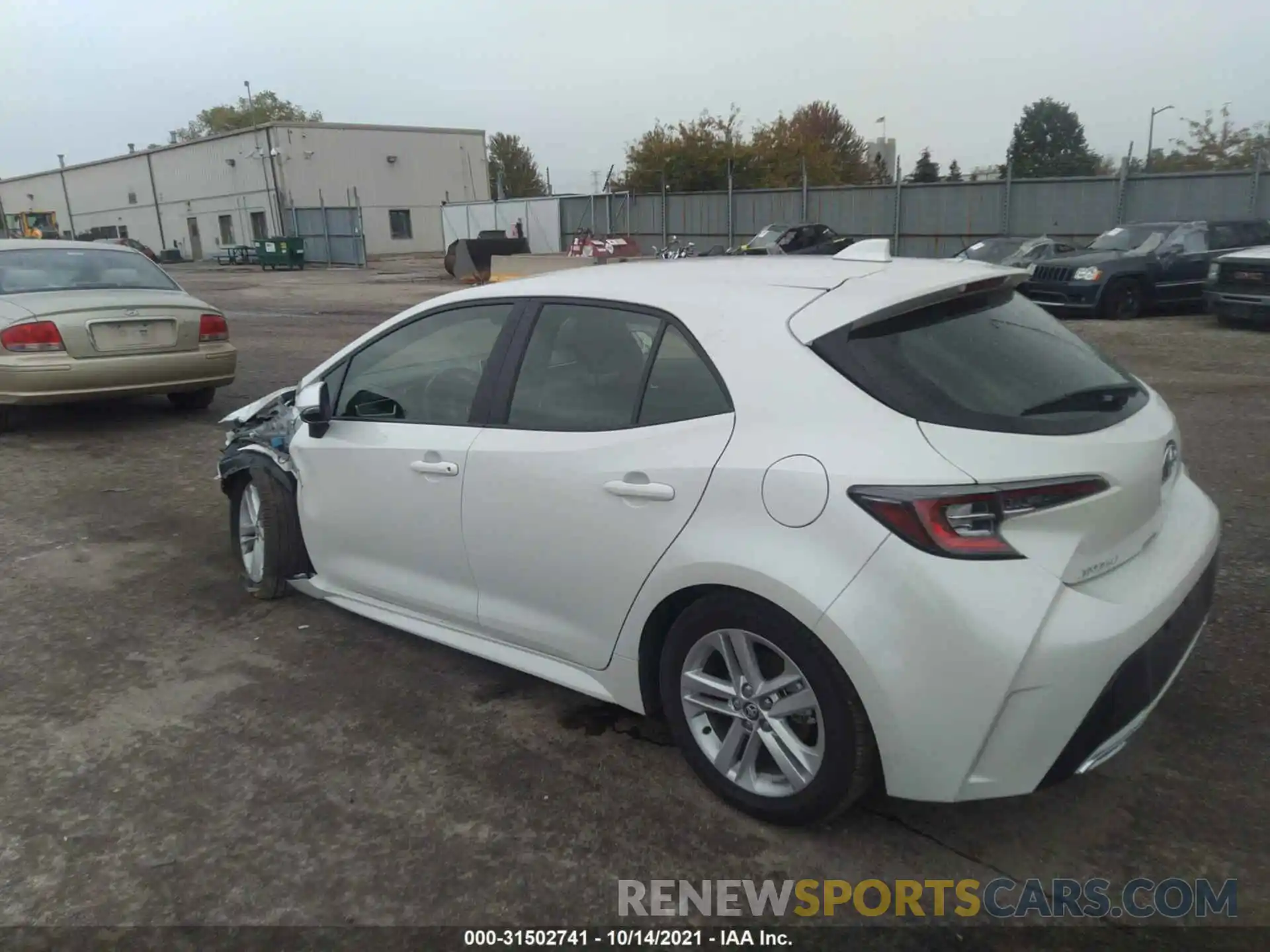 3 Photograph of a damaged car JTNK4RBE1K3042295 TOYOTA COROLLA HATCHBACK 2019