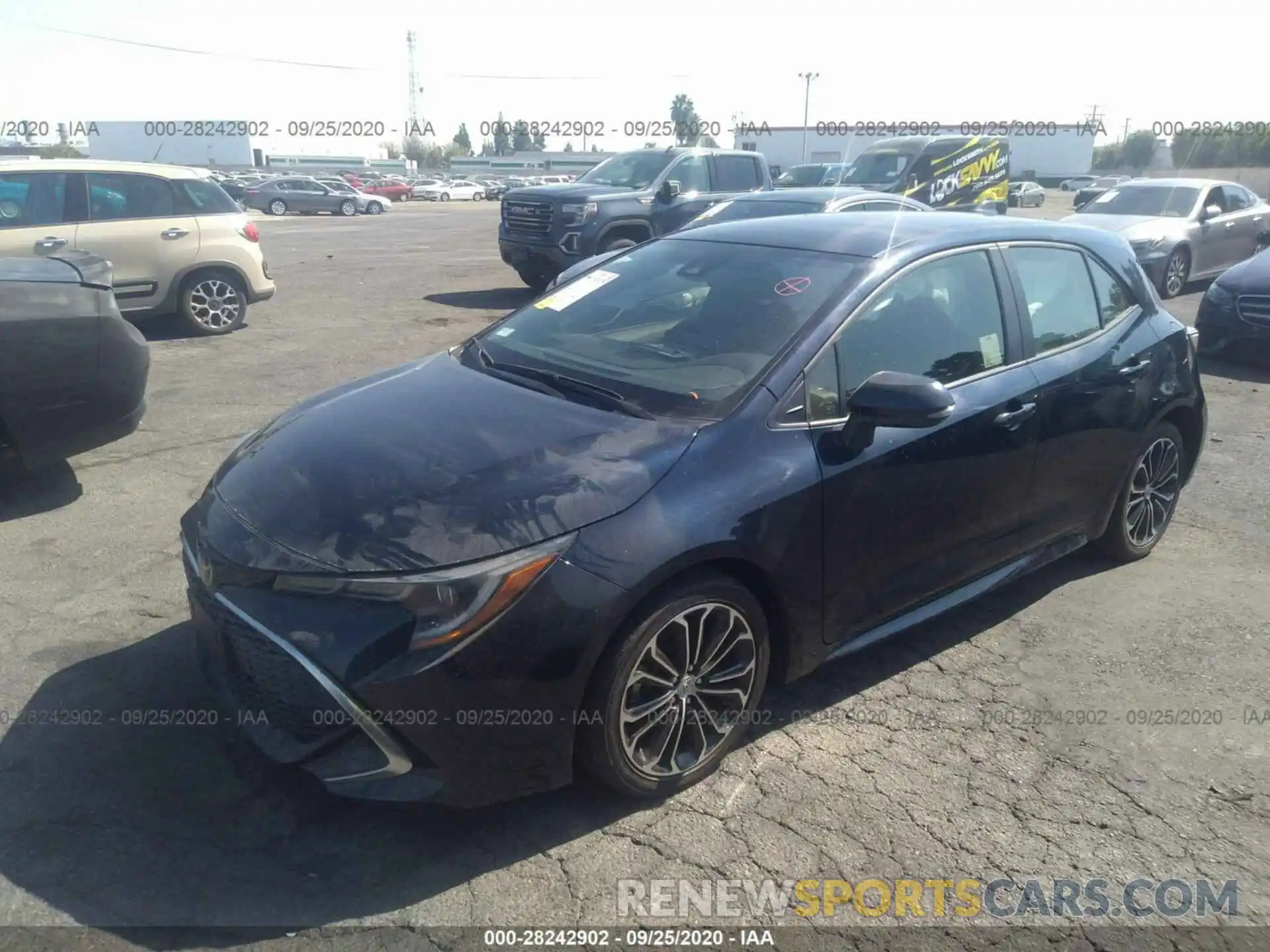 2 Photograph of a damaged car JTNK4RBE1K3042488 TOYOTA COROLLA HATCHBACK 2019