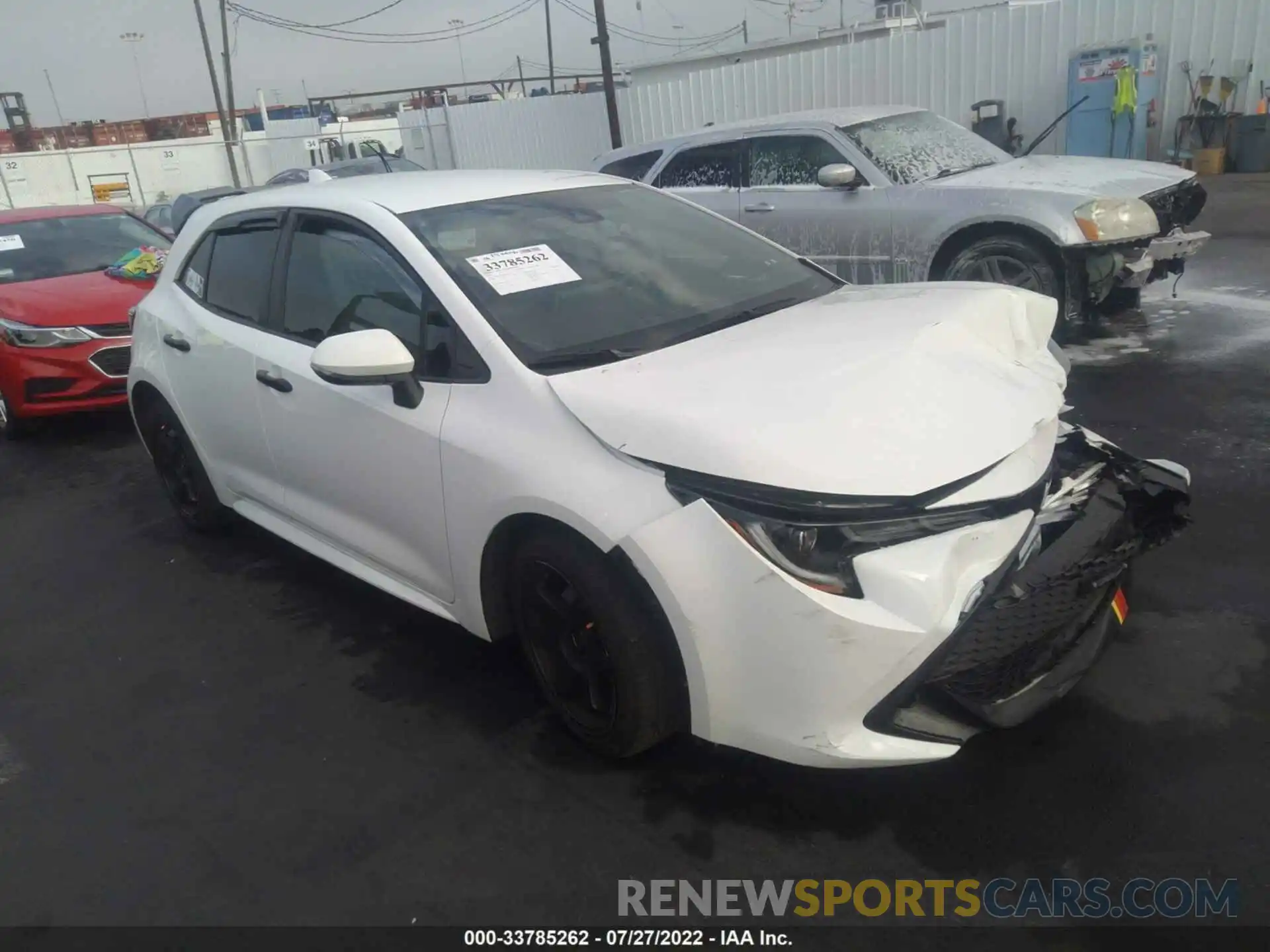 1 Photograph of a damaged car JTNK4RBE1K3045245 TOYOTA COROLLA HATCHBACK 2019