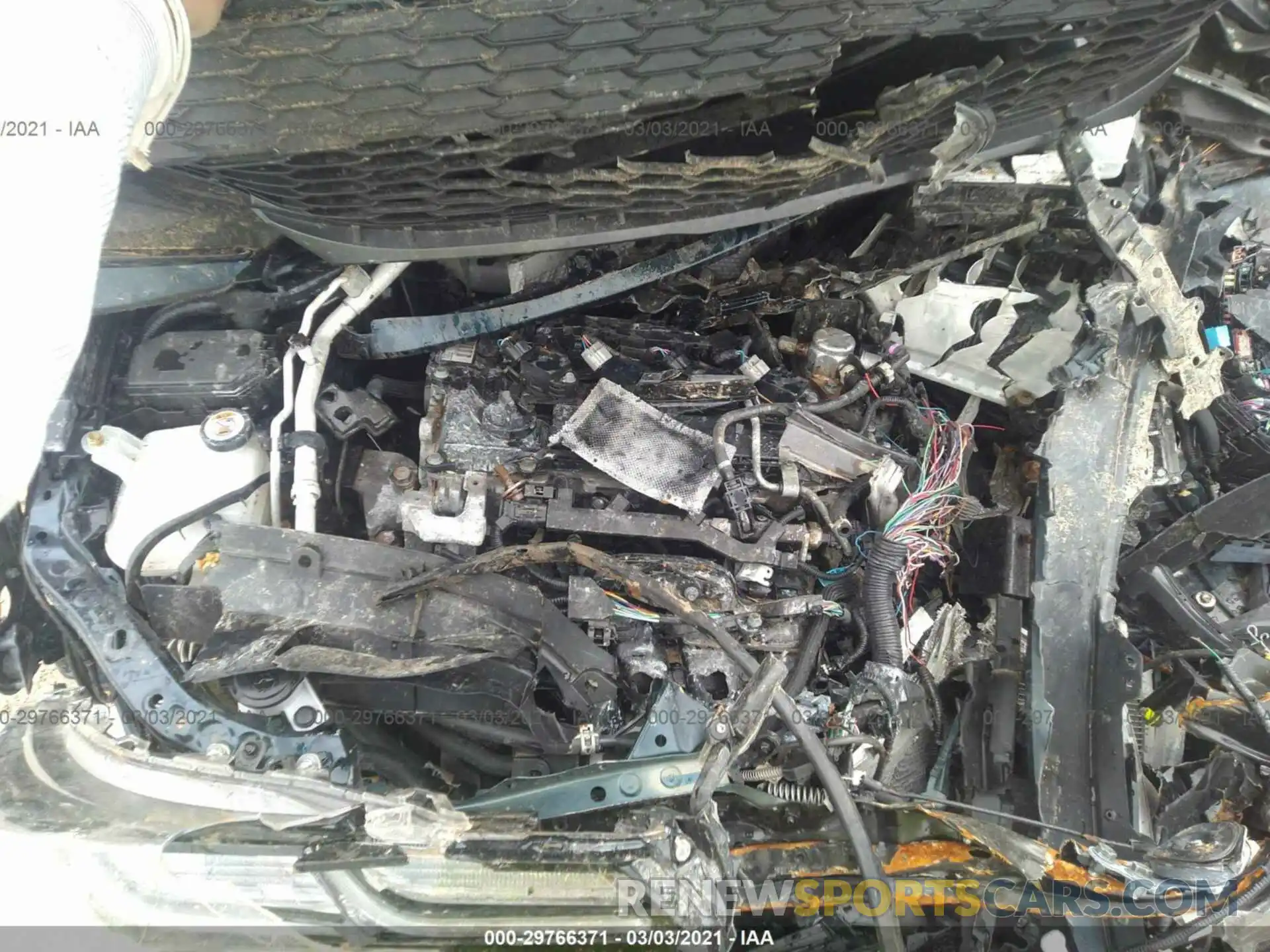 10 Фотография поврежденного автомобиля JTNK4RBE1K3055015 TOYOTA COROLLA HATCHBACK 2019