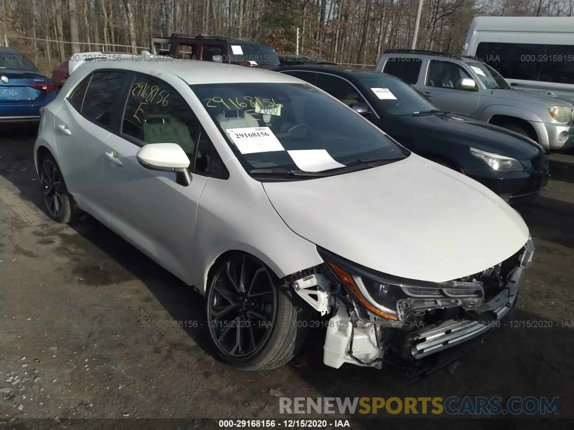 1 Photograph of a damaged car JTNK4RBE1K3059257 TOYOTA COROLLA HATCHBACK 2019