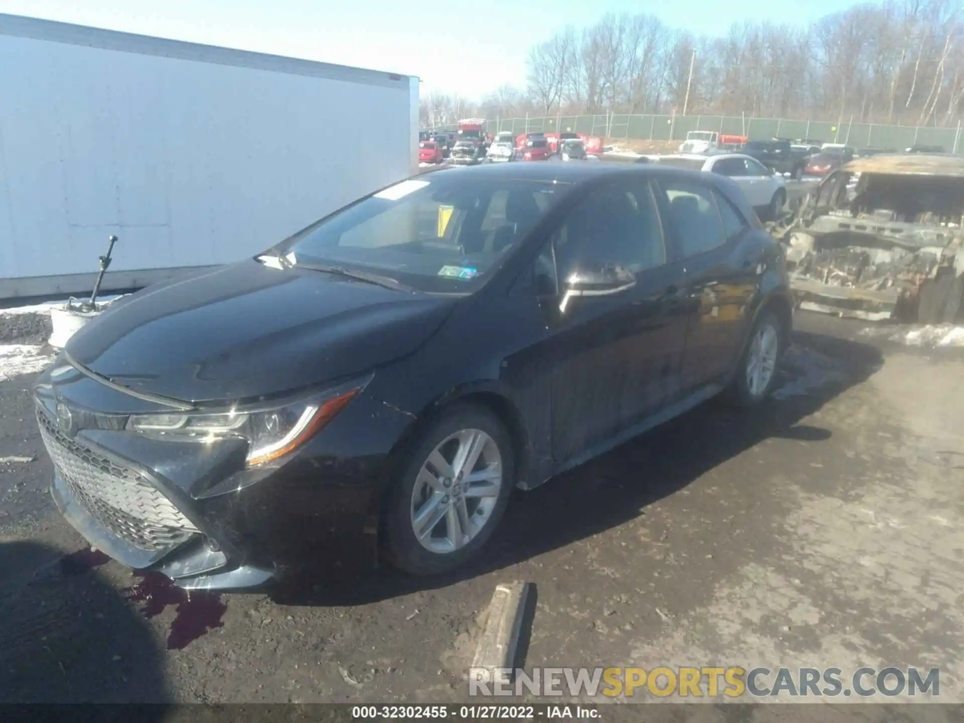 2 Photograph of a damaged car JTNK4RBE1K3060604 TOYOTA COROLLA HATCHBACK 2019