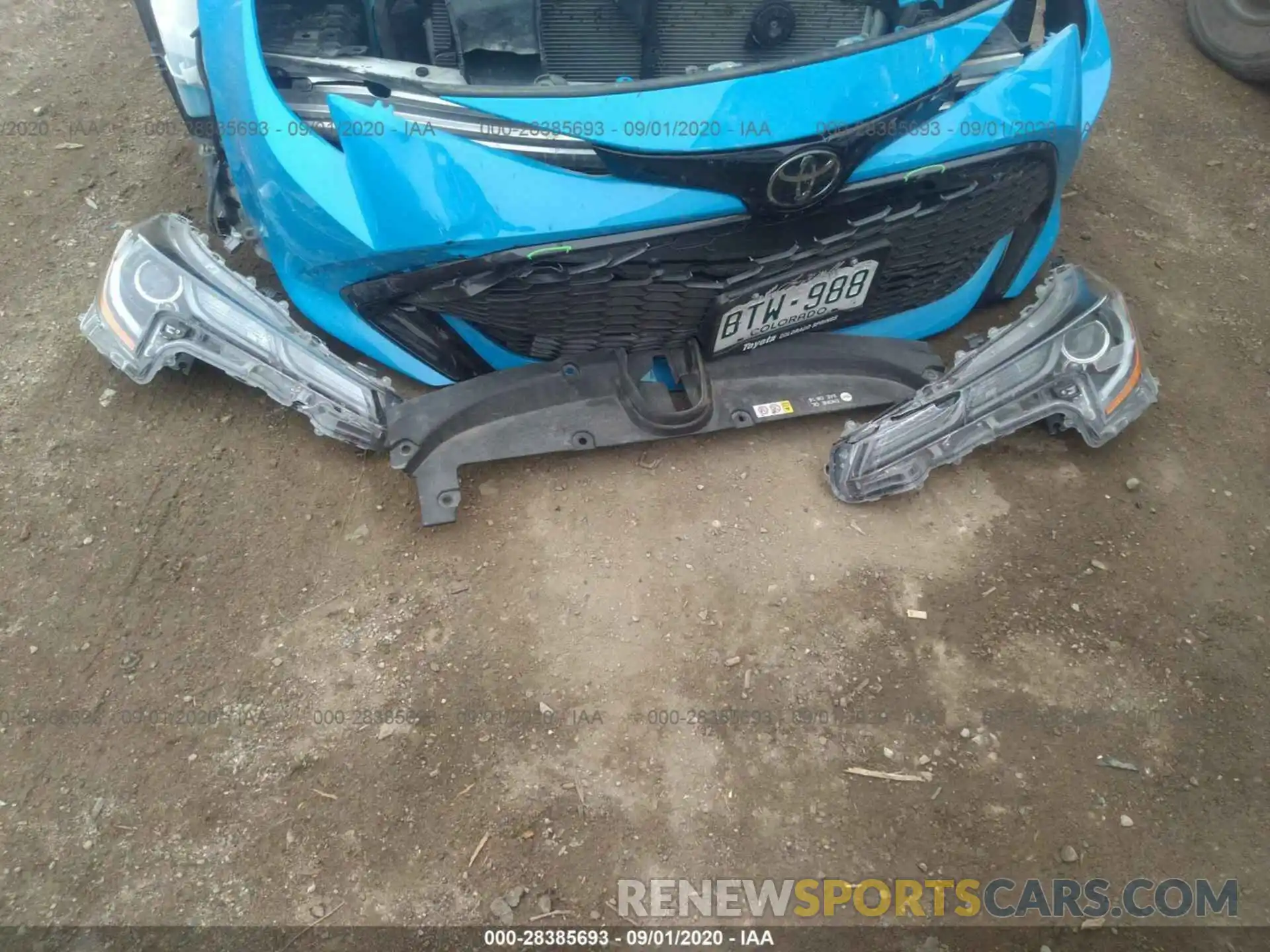 12 Фотография поврежденного автомобиля JTNK4RBE1K3062062 TOYOTA COROLLA HATCHBACK 2019