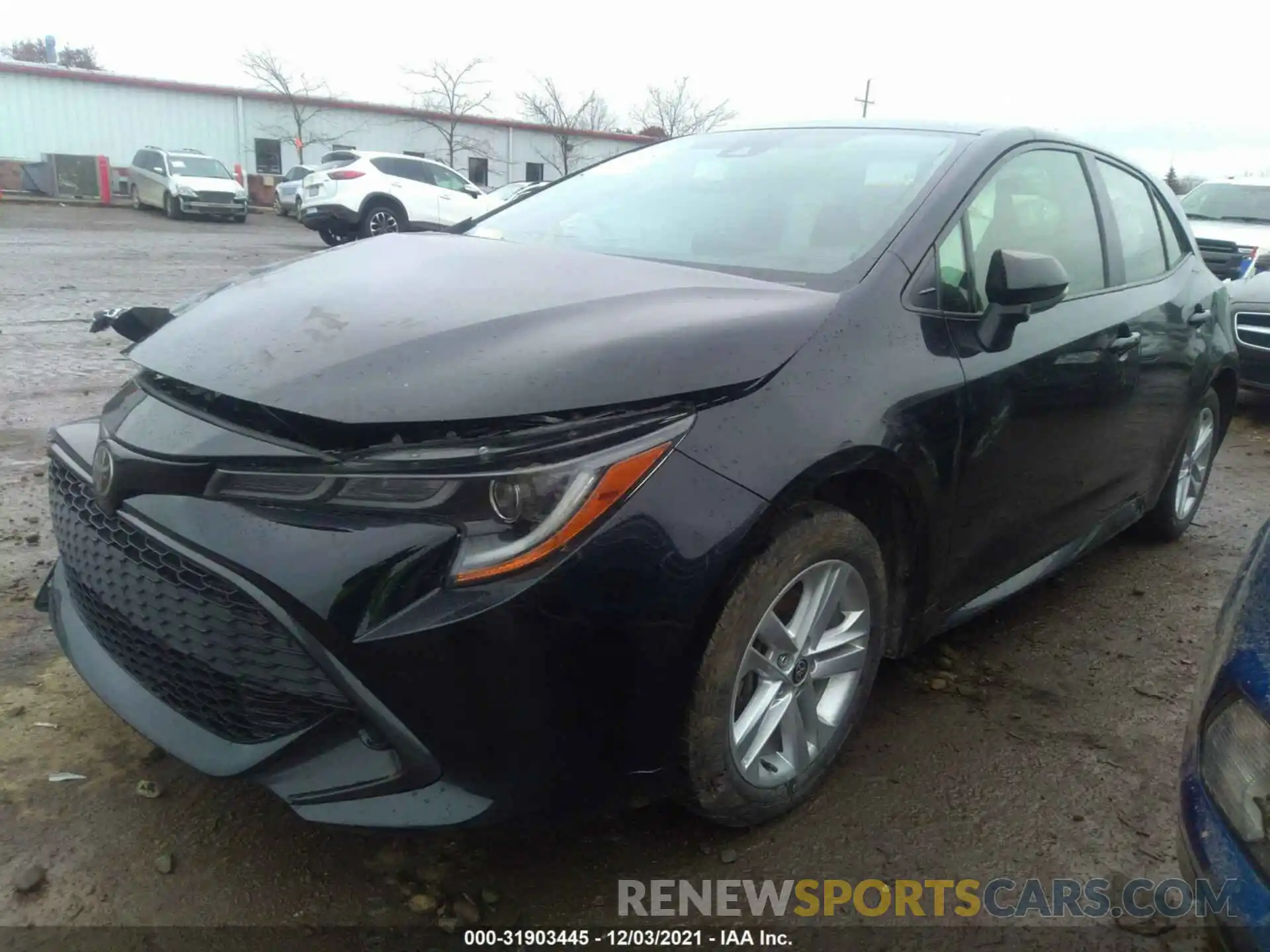 2 Photograph of a damaged car JTNK4RBE2K3001254 TOYOTA COROLLA HATCHBACK 2019