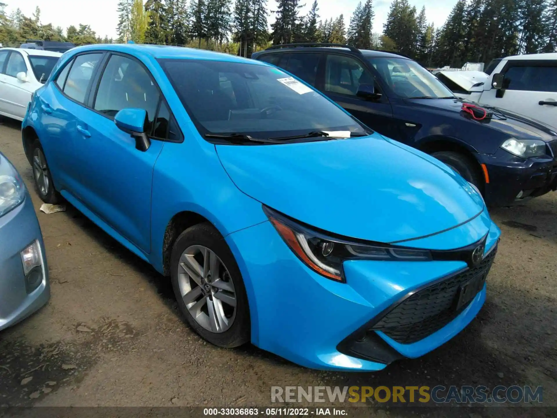 1 Photograph of a damaged car JTNK4RBE2K3005000 TOYOTA COROLLA HATCHBACK 2019