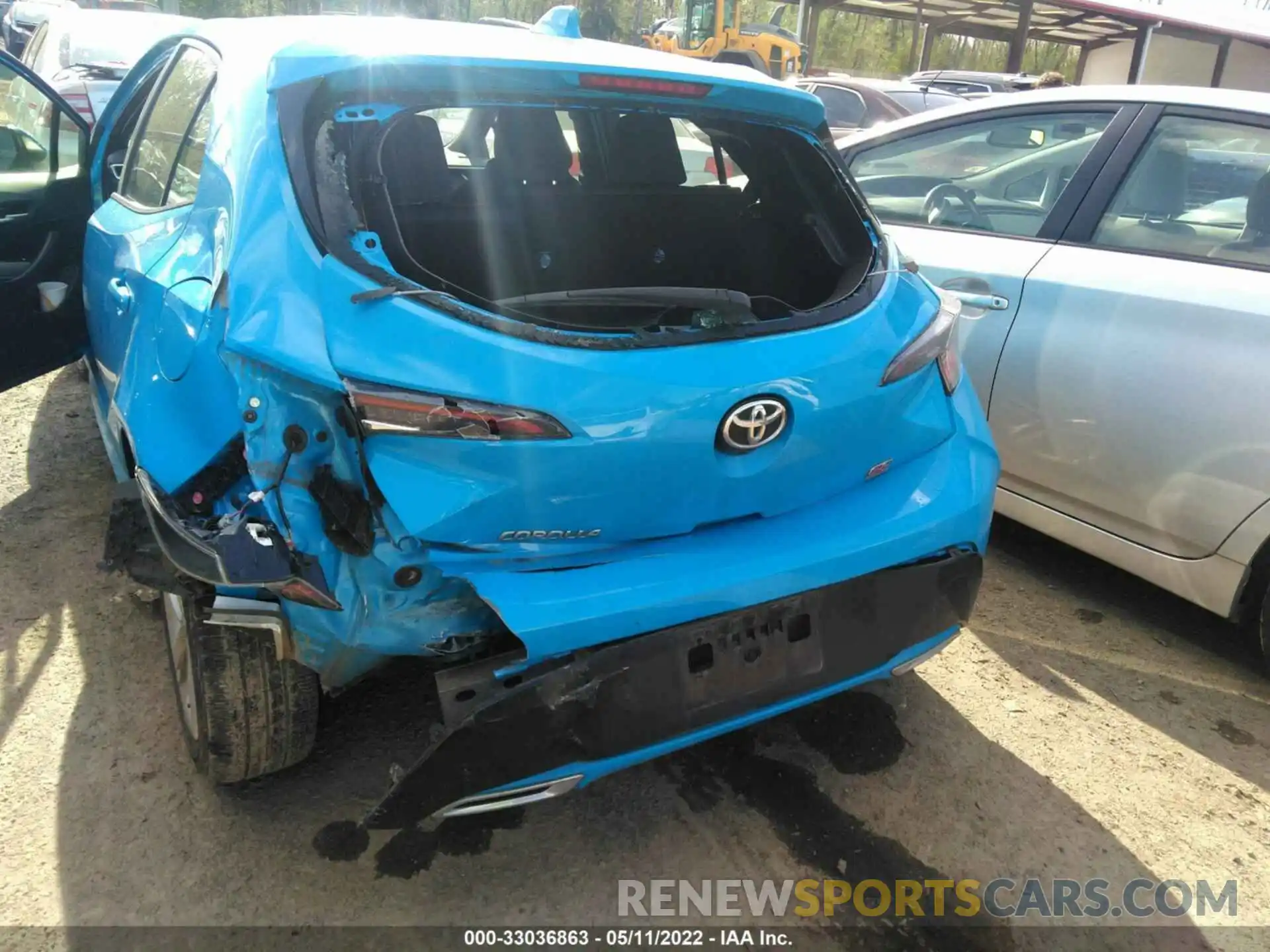 6 Photograph of a damaged car JTNK4RBE2K3005000 TOYOTA COROLLA HATCHBACK 2019