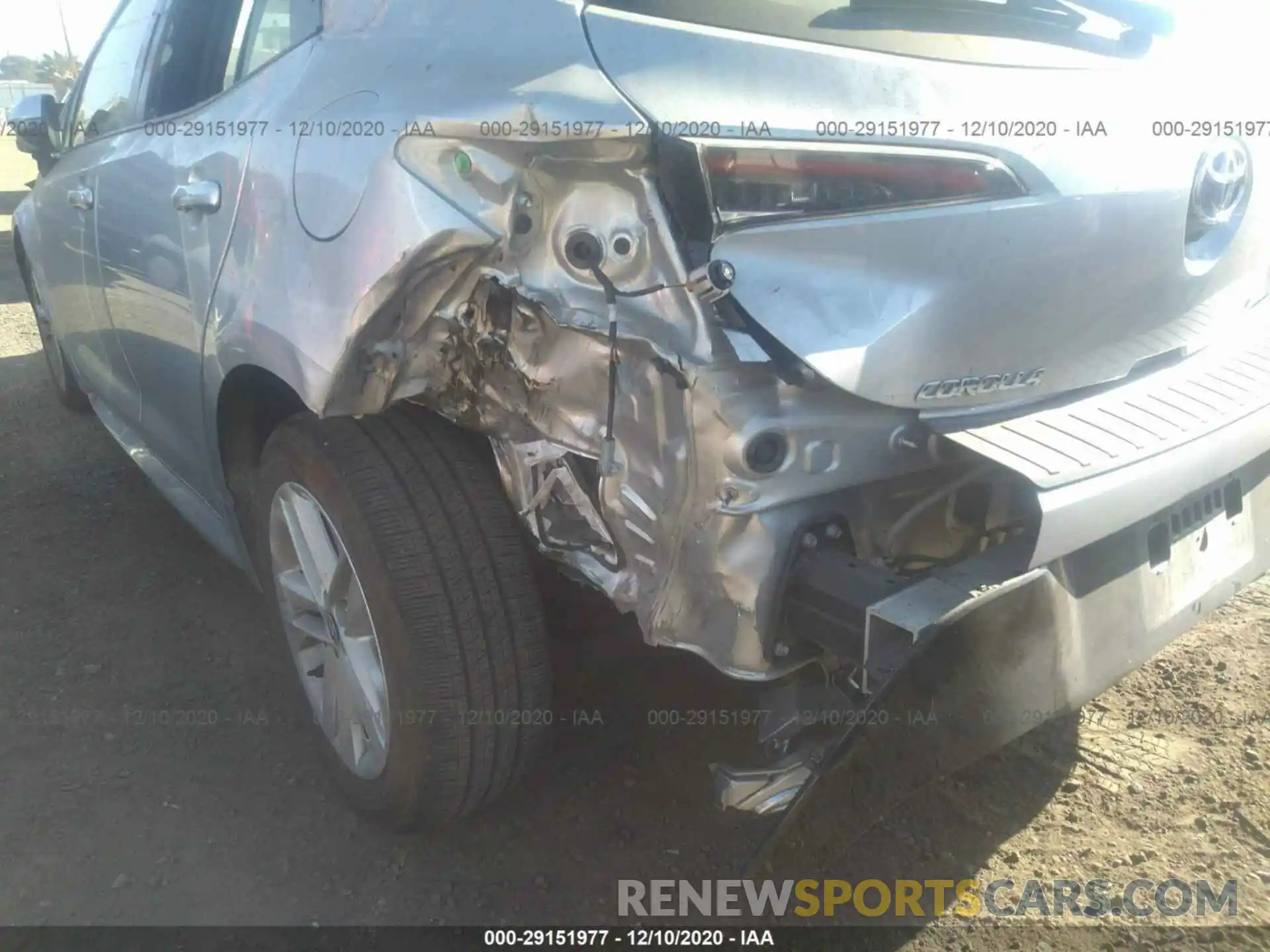 6 Photograph of a damaged car JTNK4RBE2K3010052 TOYOTA COROLLA HATCHBACK 2019