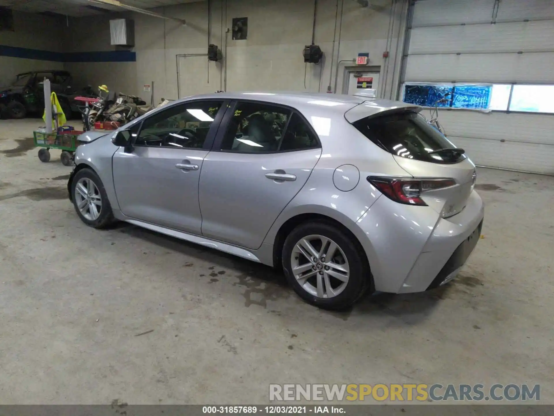 3 Photograph of a damaged car JTNK4RBE2K3016160 TOYOTA COROLLA HATCHBACK 2019