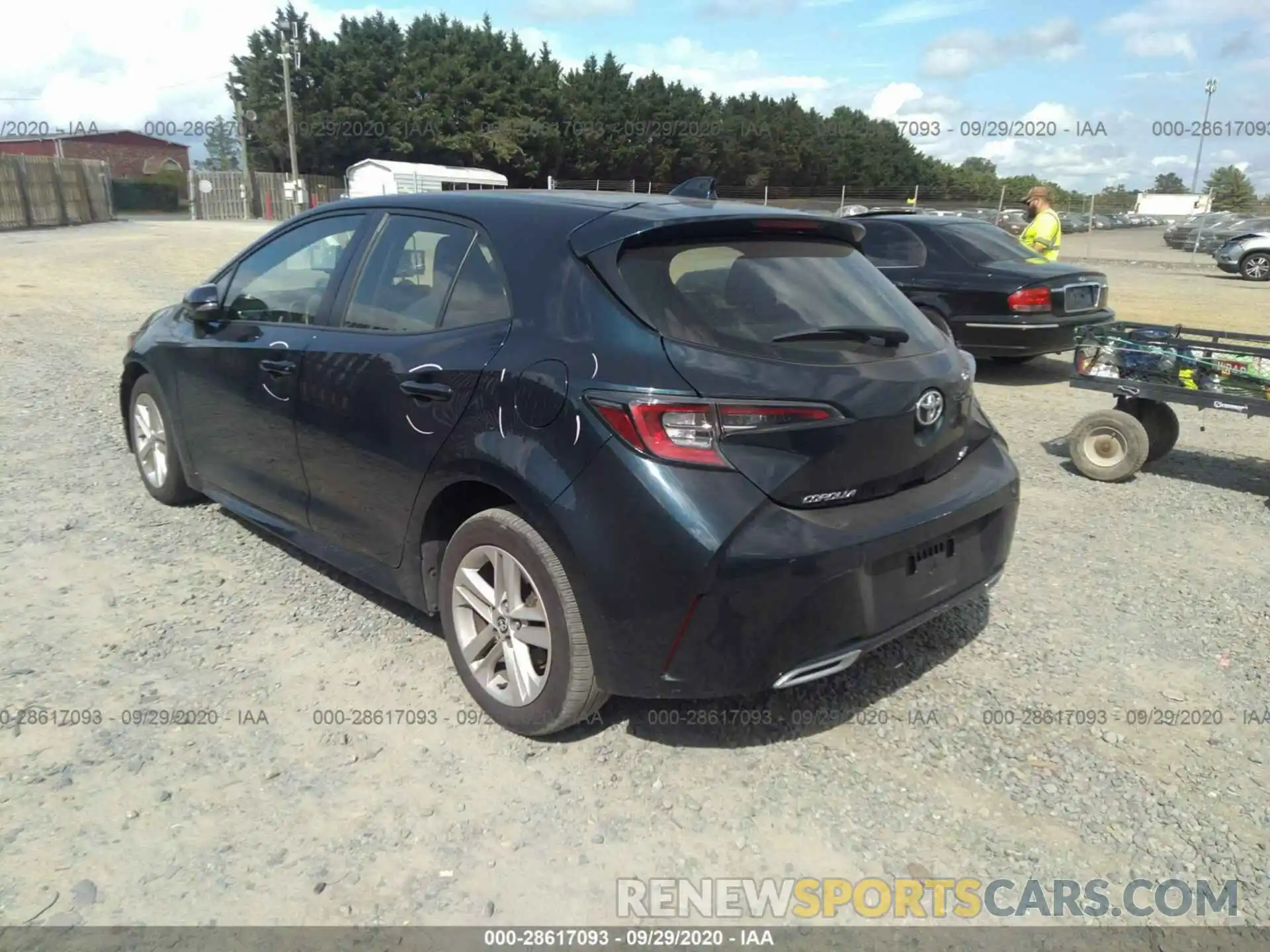 3 Photograph of a damaged car JTNK4RBE2K3017146 TOYOTA COROLLA HATCHBACK 2019