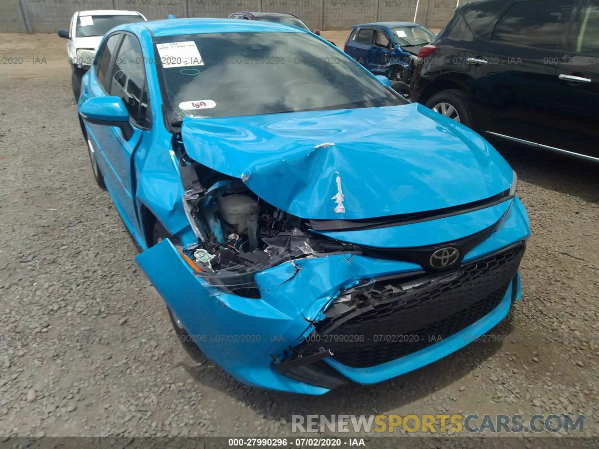 6 Photograph of a damaged car JTNK4RBE2K3023366 TOYOTA COROLLA HATCHBACK 2019