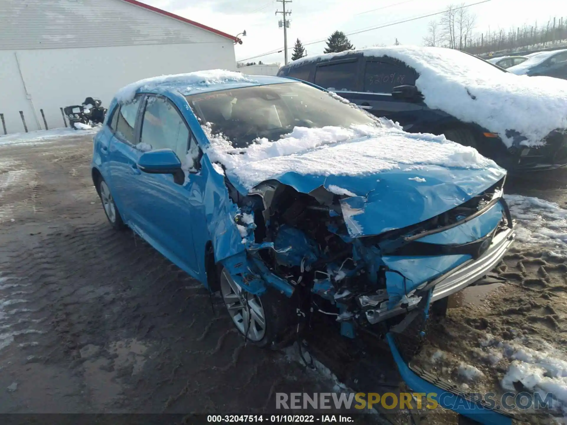 1 Photograph of a damaged car JTNK4RBE2K3039096 TOYOTA COROLLA HATCHBACK 2019