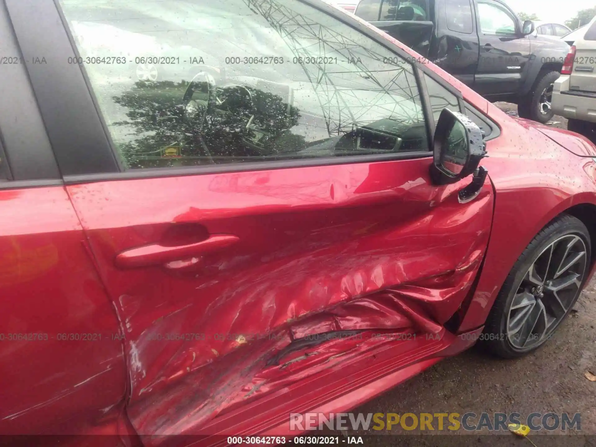 6 Photograph of a damaged car JTNK4RBE2K3040734 TOYOTA COROLLA HATCHBACK 2019