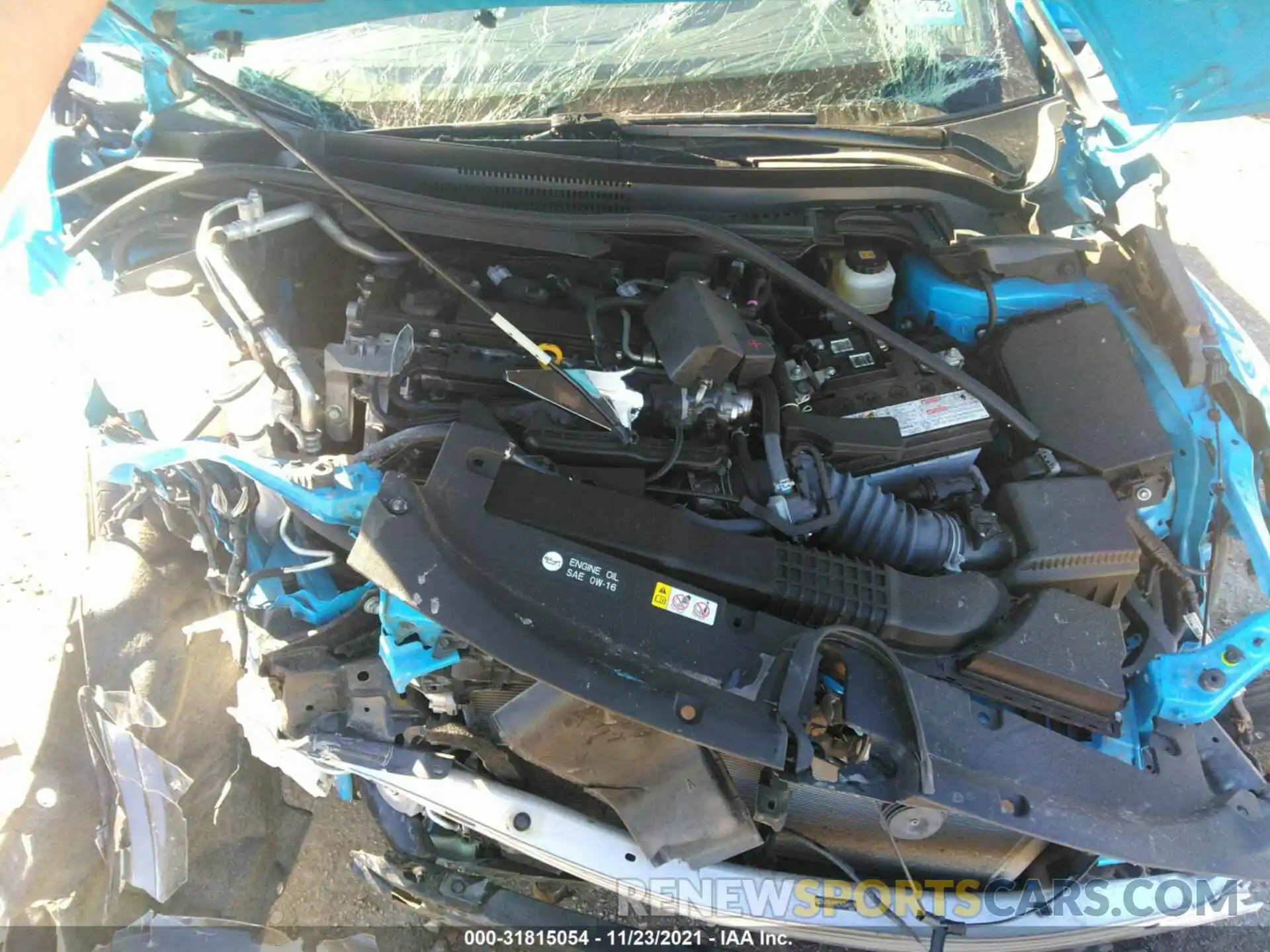 10 Photograph of a damaged car JTNK4RBE2K3041138 TOYOTA COROLLA HATCHBACK 2019