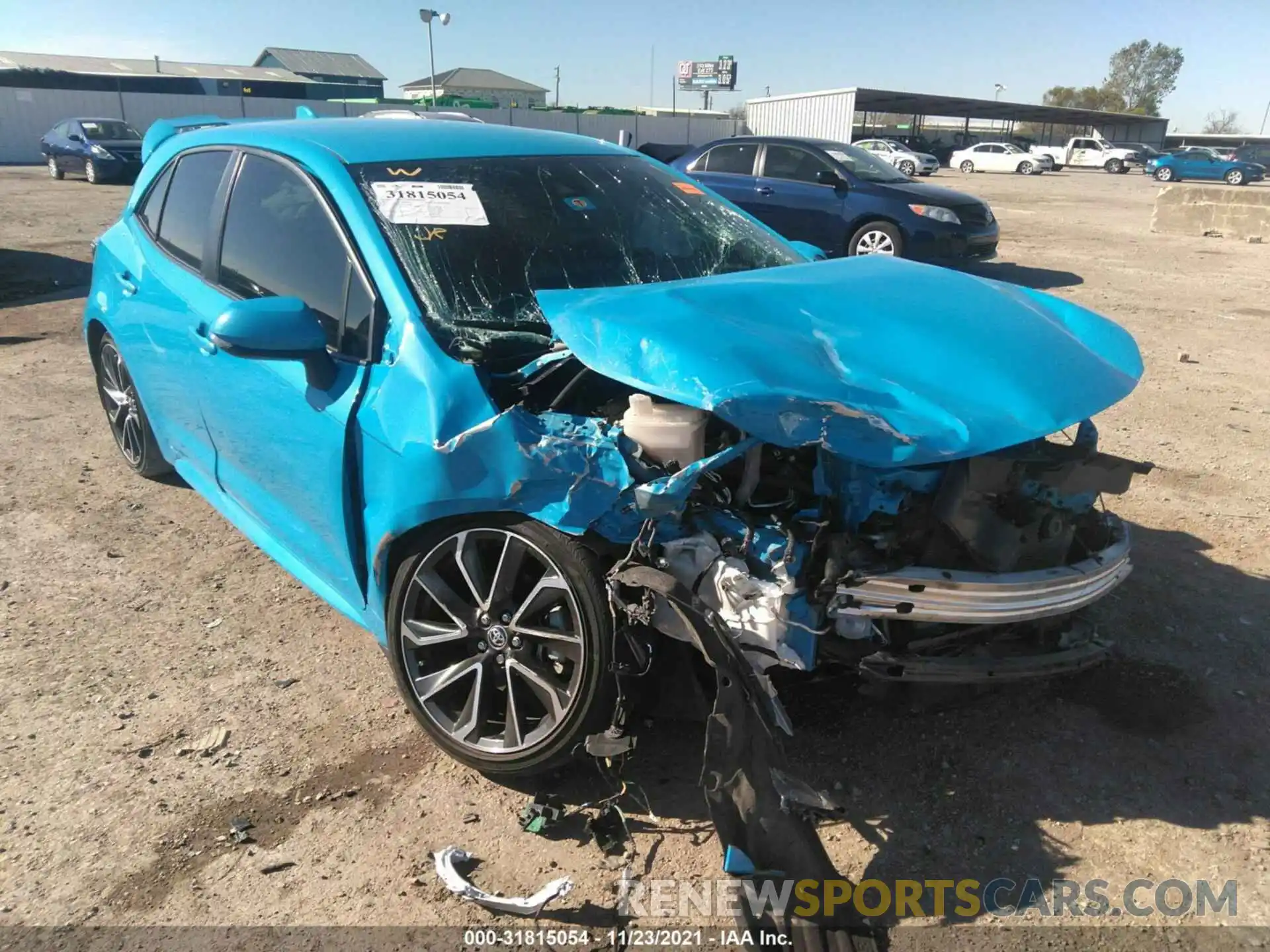 6 Photograph of a damaged car JTNK4RBE2K3041138 TOYOTA COROLLA HATCHBACK 2019