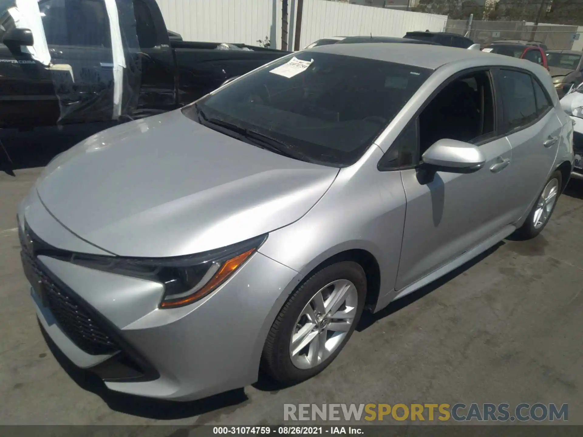 6 Photograph of a damaged car JTNK4RBE2K3042466 TOYOTA COROLLA HATCHBACK 2019