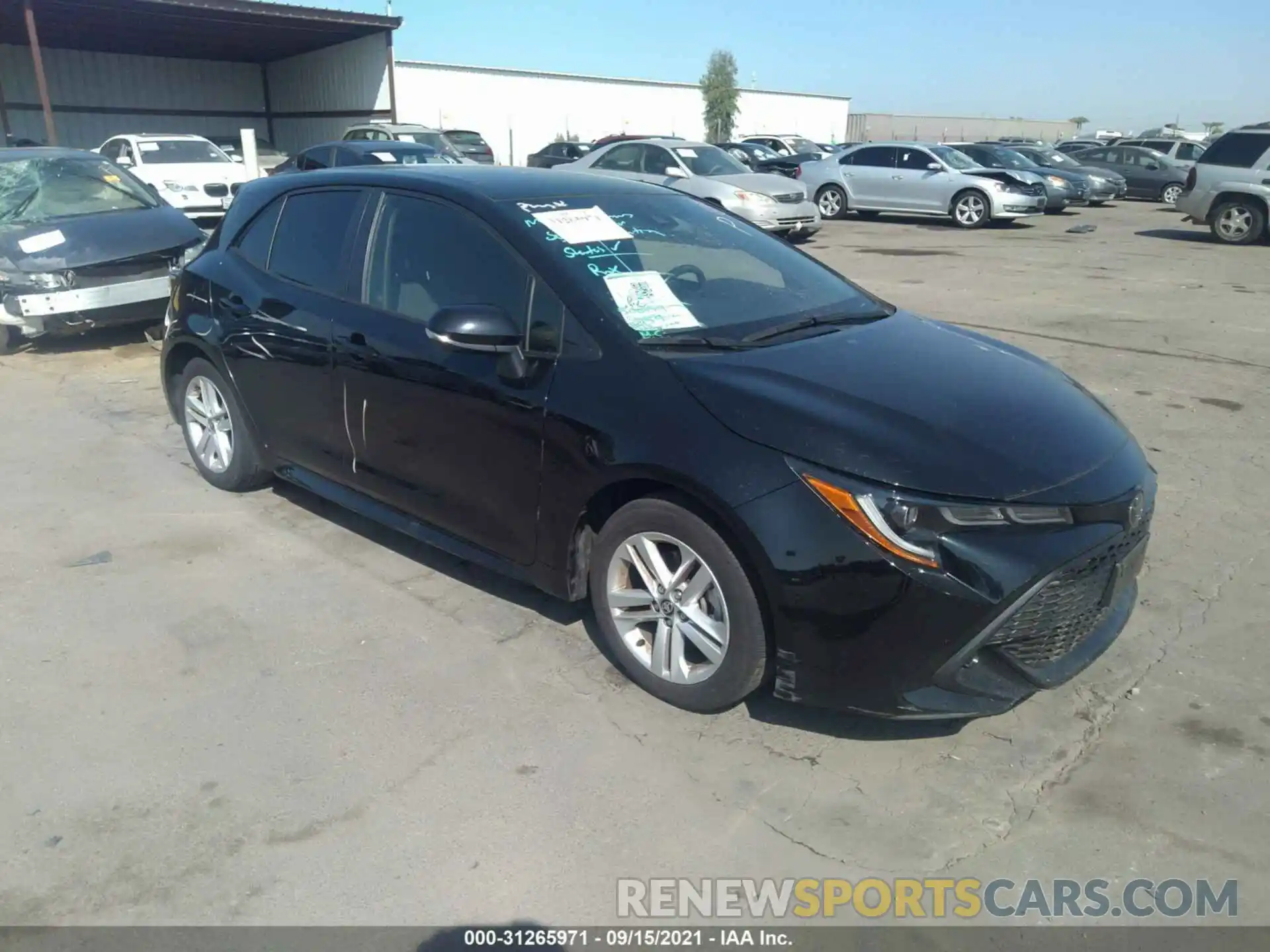 1 Photograph of a damaged car JTNK4RBE2K3048722 TOYOTA COROLLA HATCHBACK 2019