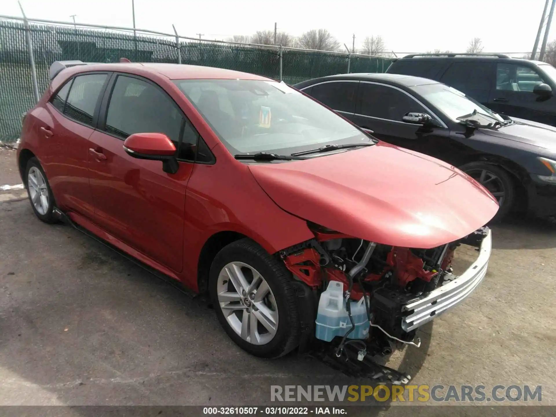 1 Photograph of a damaged car JTNK4RBE2K3052317 TOYOTA COROLLA HATCHBACK 2019