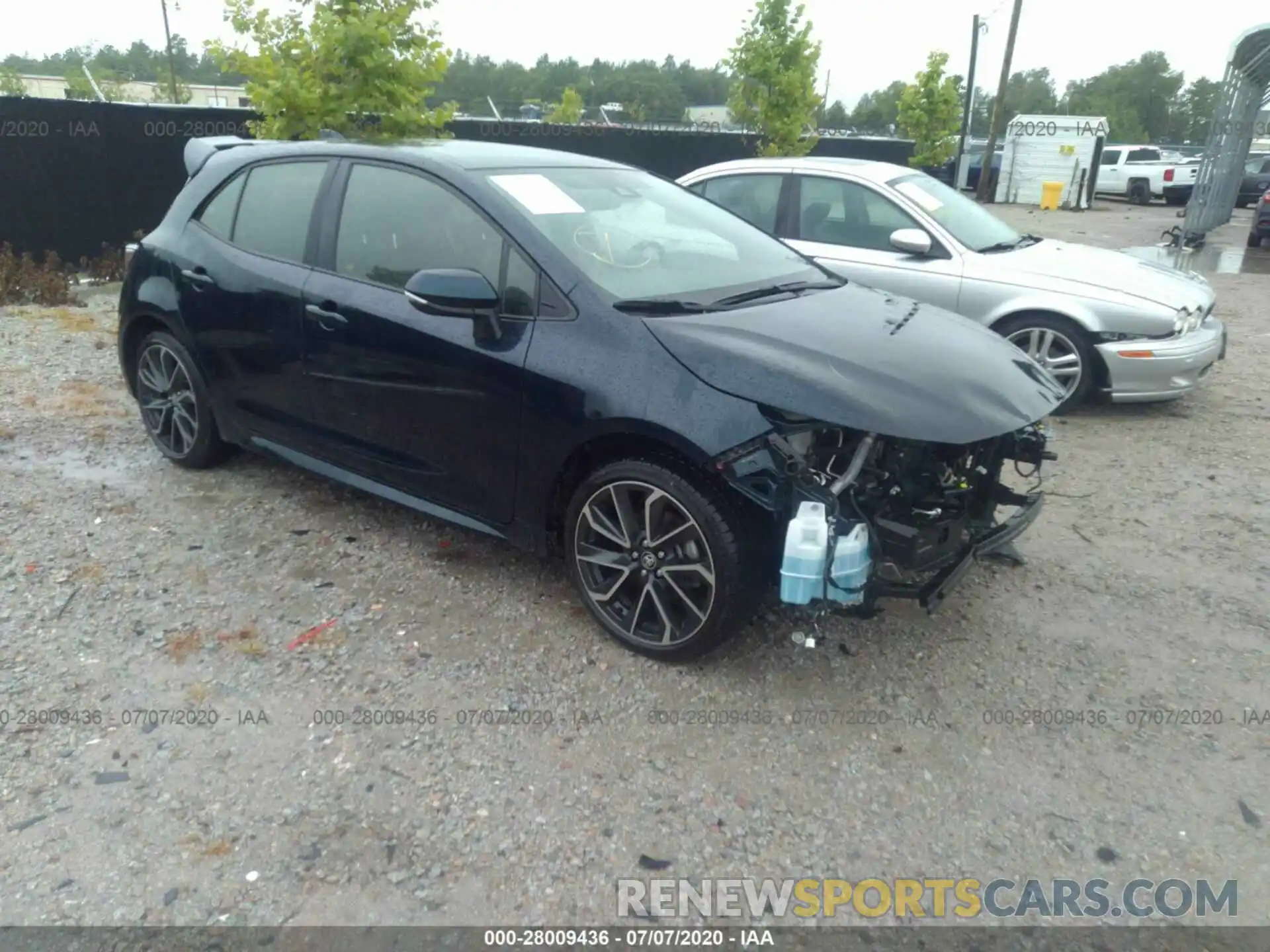 1 Photograph of a damaged car JTNK4RBE2K3058926 TOYOTA COROLLA HATCHBACK 2019