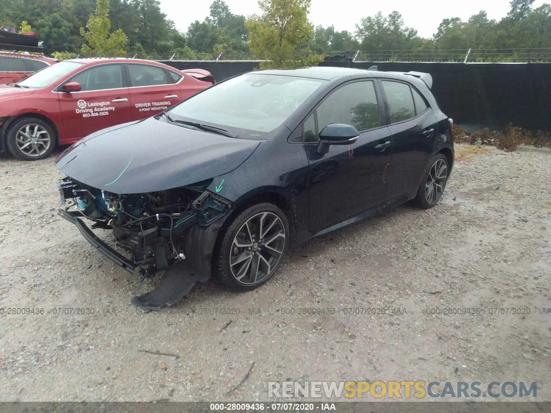 2 Photograph of a damaged car JTNK4RBE2K3058926 TOYOTA COROLLA HATCHBACK 2019