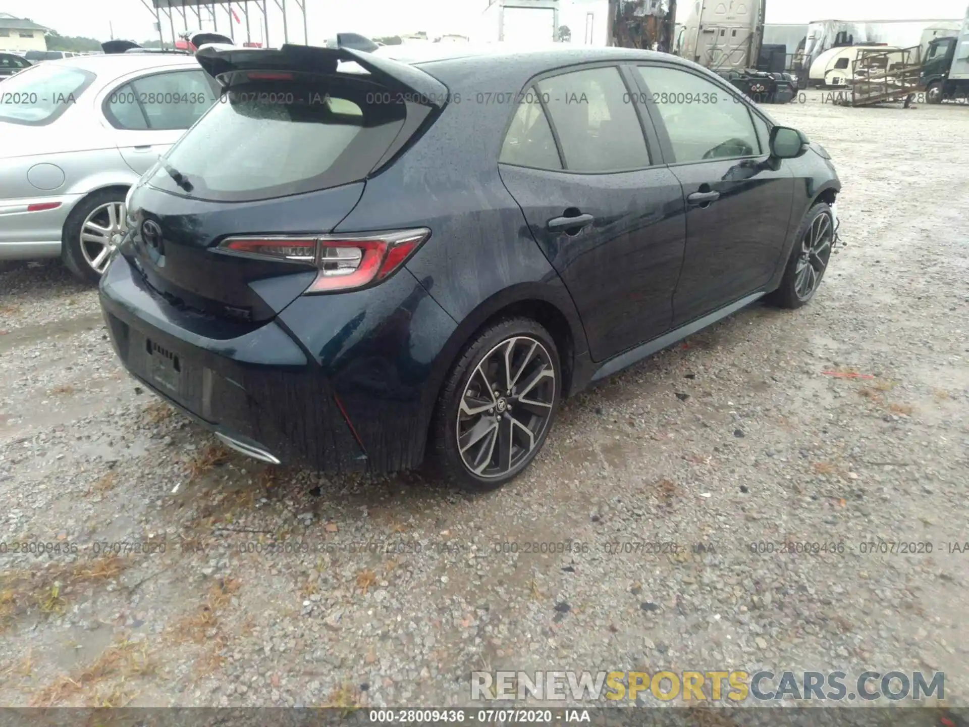 4 Photograph of a damaged car JTNK4RBE2K3058926 TOYOTA COROLLA HATCHBACK 2019