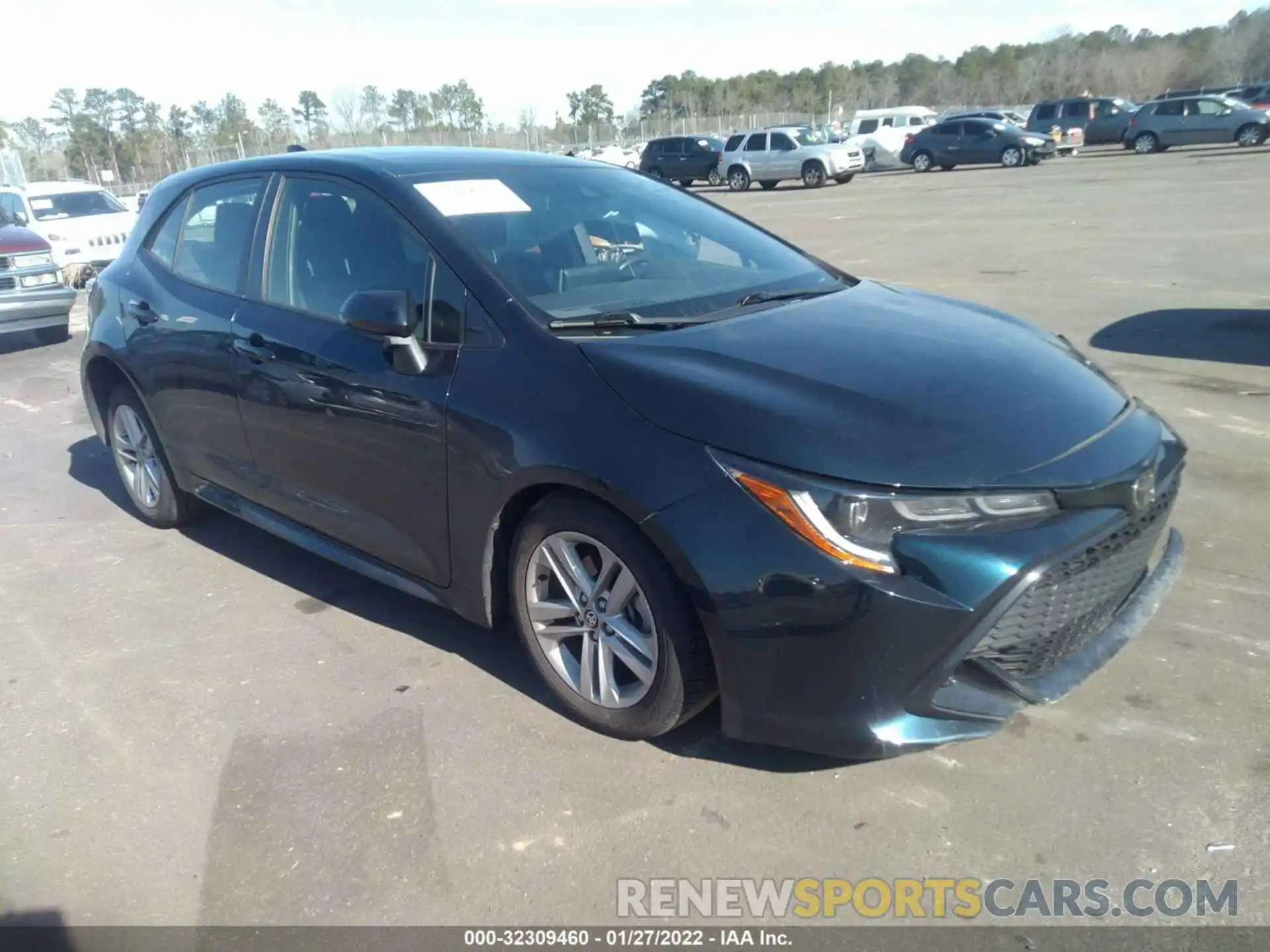 1 Photograph of a damaged car JTNK4RBE2K3060014 TOYOTA COROLLA HATCHBACK 2019