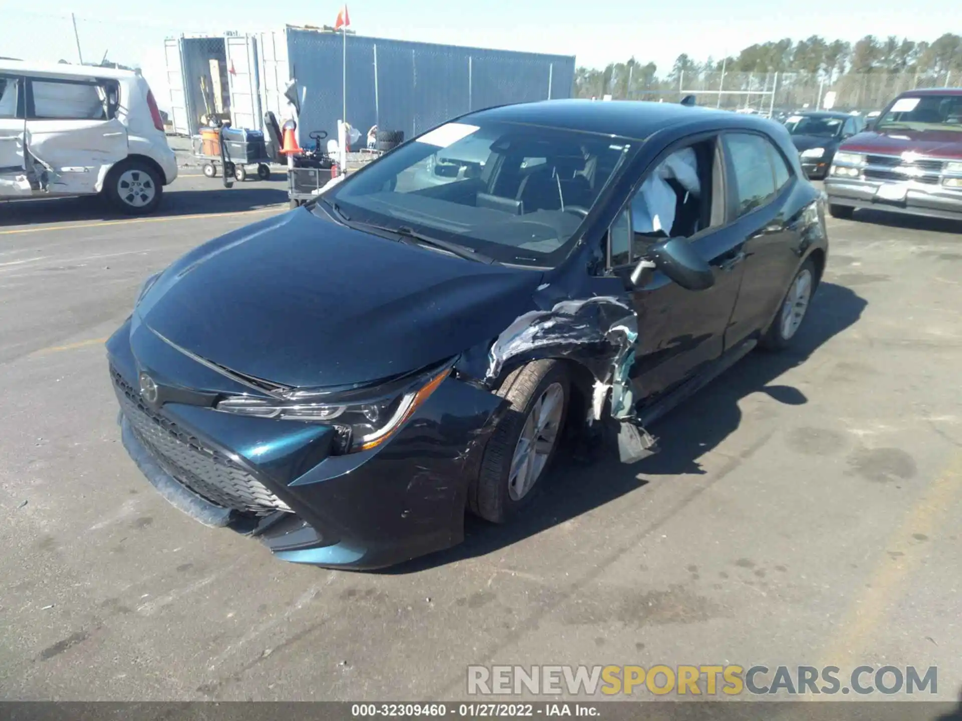 2 Photograph of a damaged car JTNK4RBE2K3060014 TOYOTA COROLLA HATCHBACK 2019