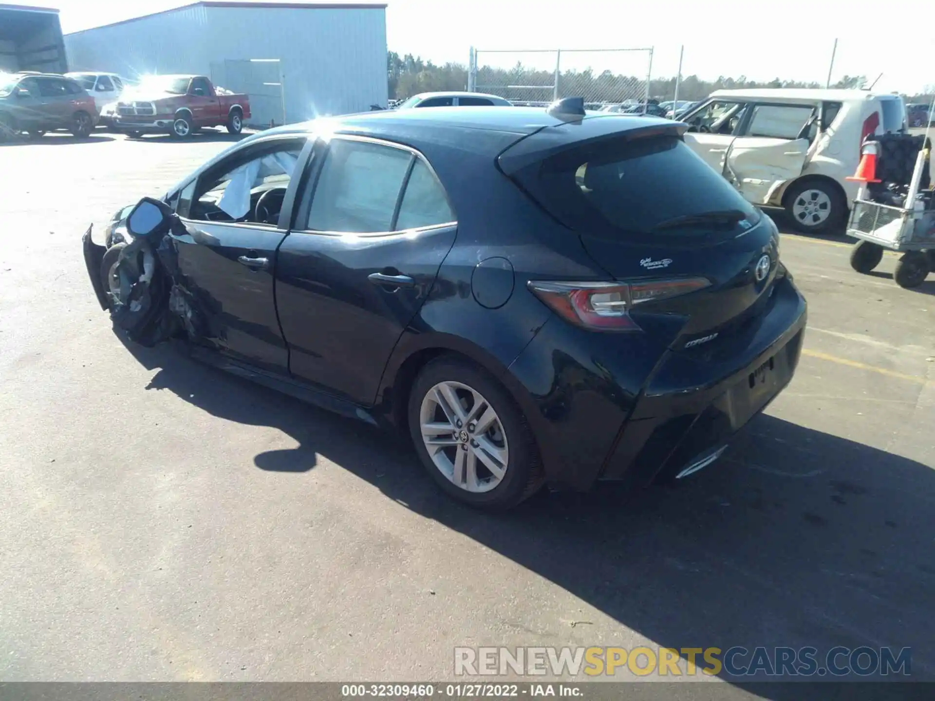 3 Photograph of a damaged car JTNK4RBE2K3060014 TOYOTA COROLLA HATCHBACK 2019