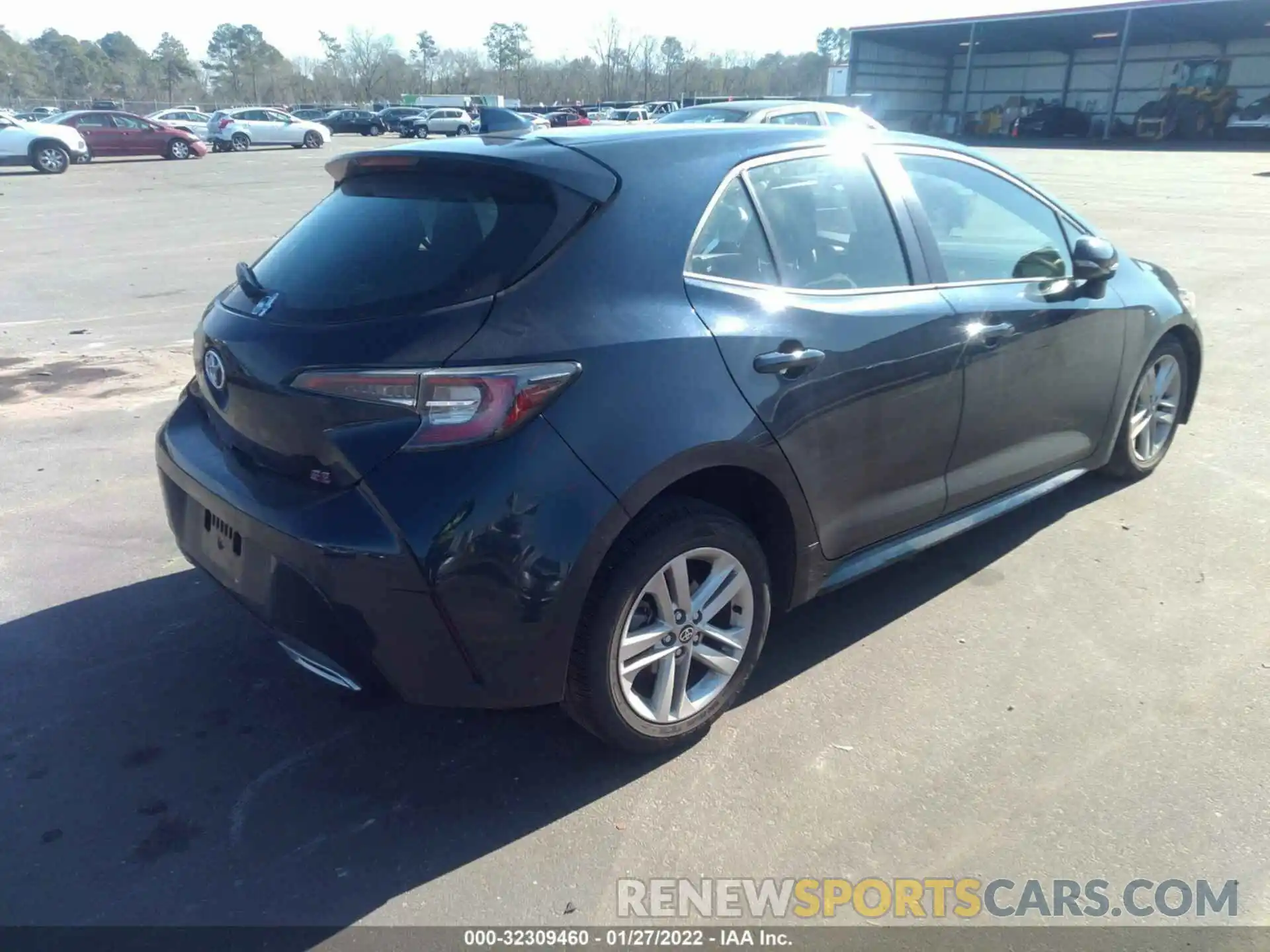 4 Photograph of a damaged car JTNK4RBE2K3060014 TOYOTA COROLLA HATCHBACK 2019