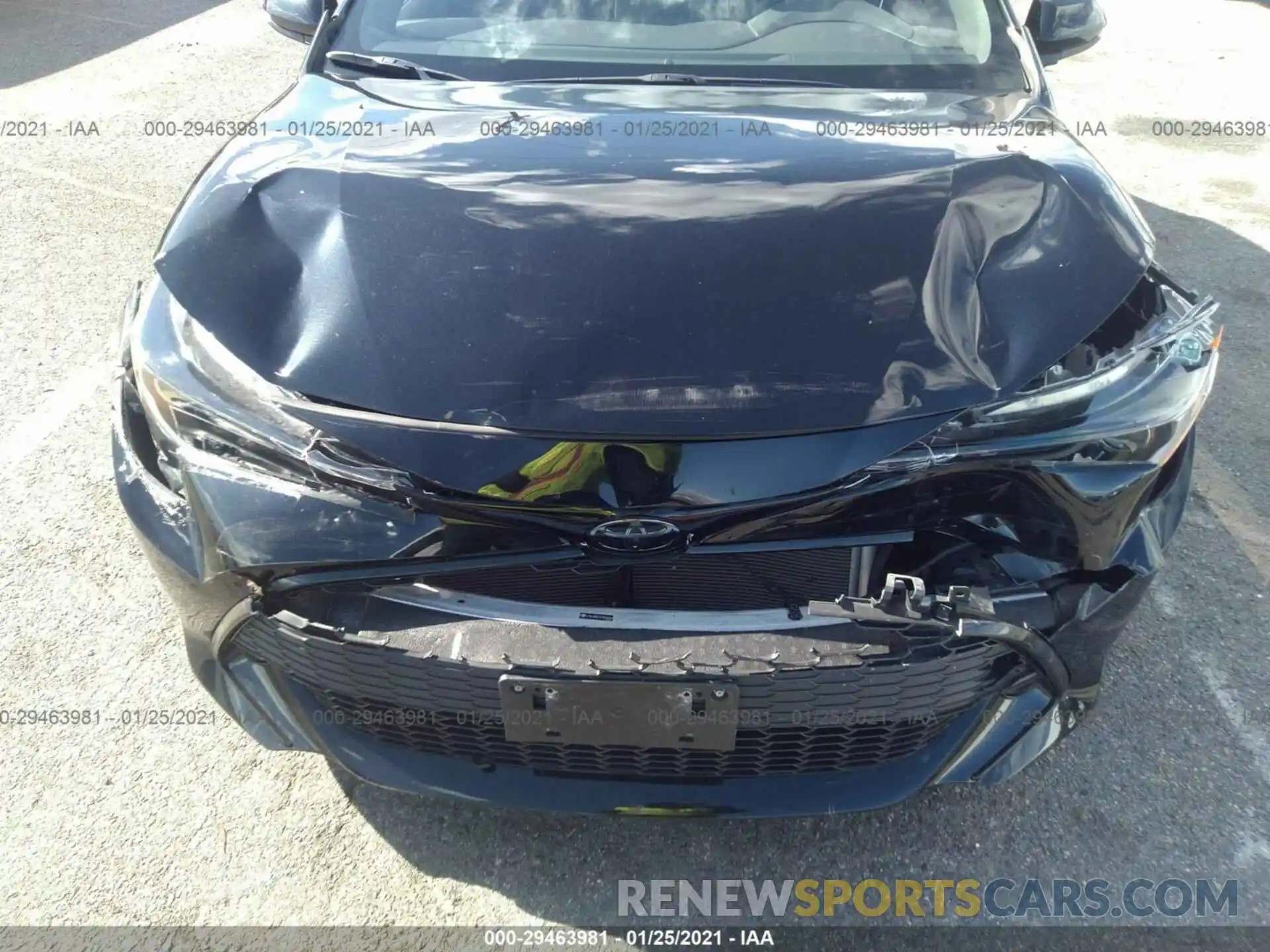 6 Photograph of a damaged car JTNK4RBE2K3060644 TOYOTA COROLLA HATCHBACK 2019