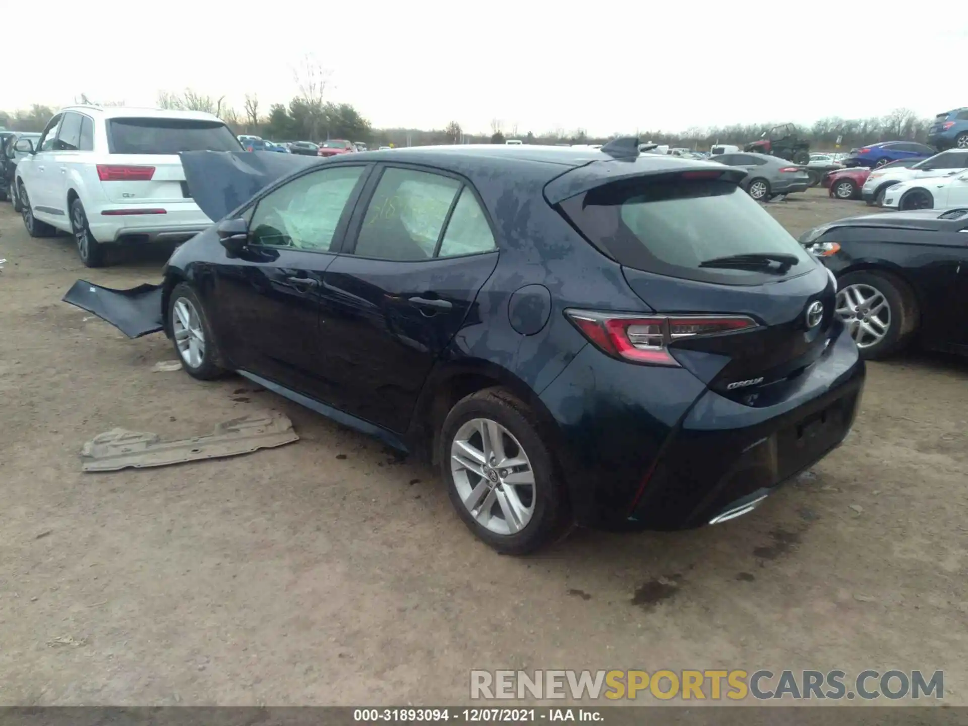 3 Photograph of a damaged car JTNK4RBE2K3060692 TOYOTA COROLLA HATCHBACK 2019