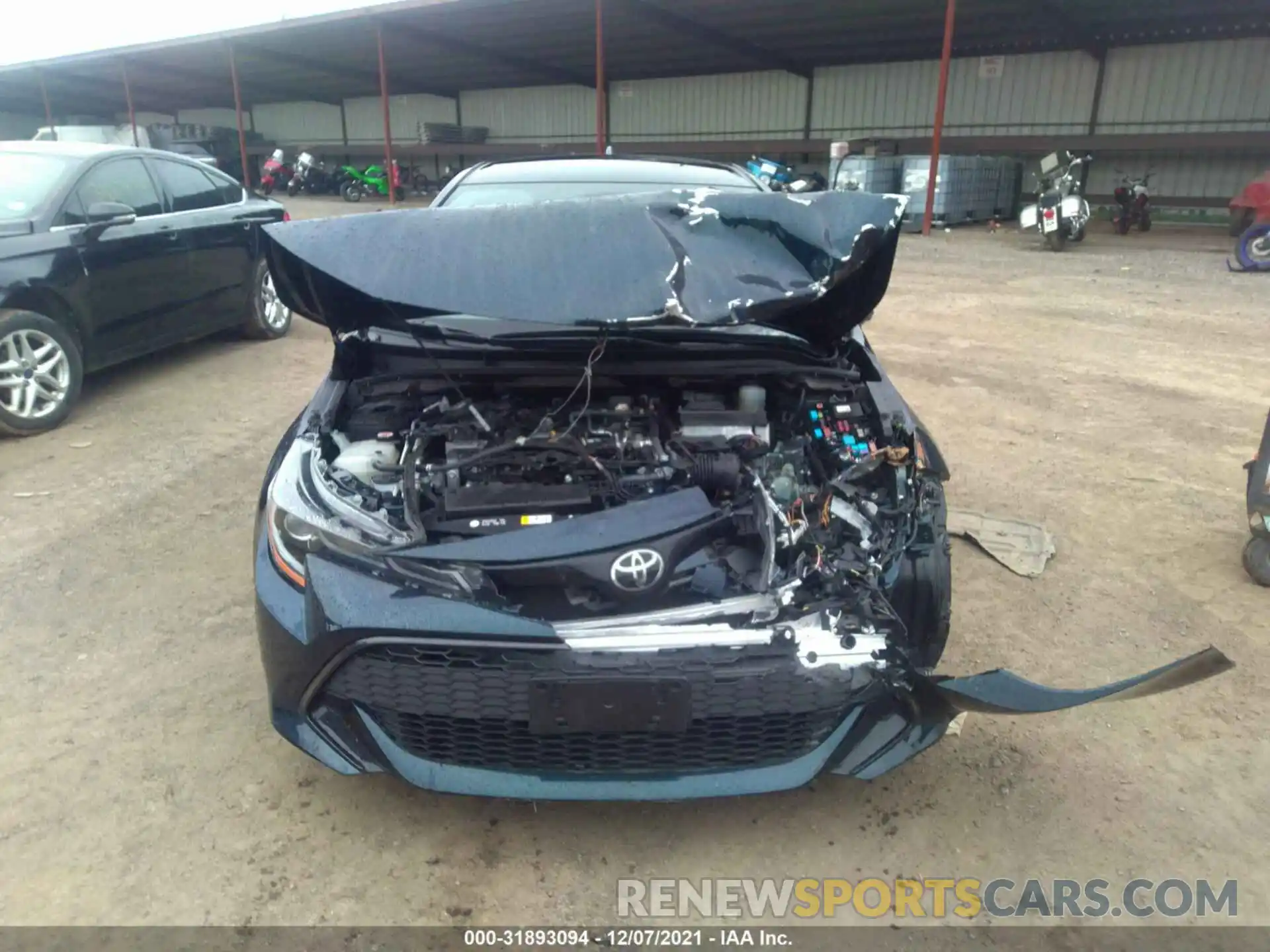 6 Photograph of a damaged car JTNK4RBE2K3060692 TOYOTA COROLLA HATCHBACK 2019