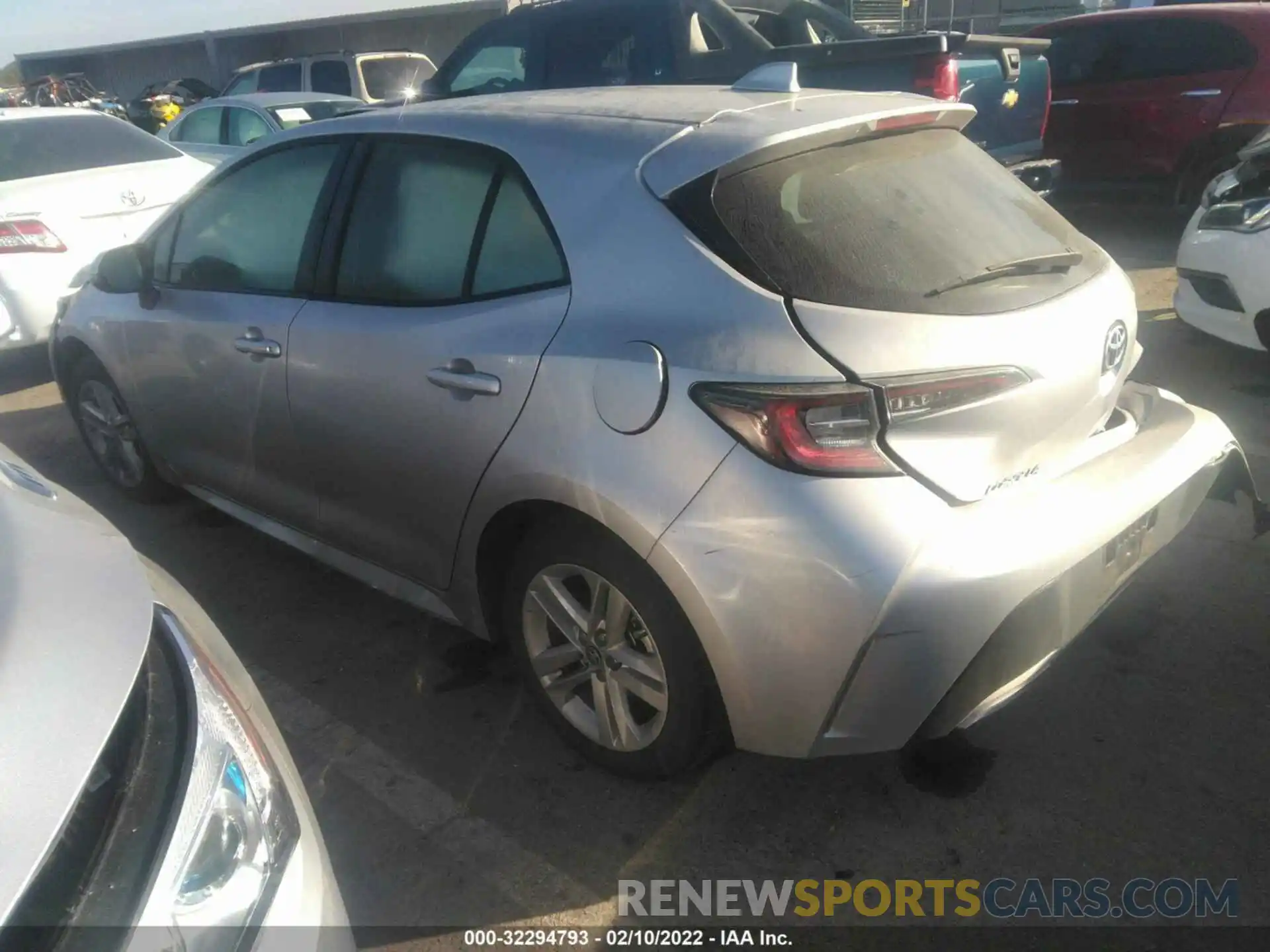 3 Photograph of a damaged car JTNK4RBE2K3064824 TOYOTA COROLLA HATCHBACK 2019