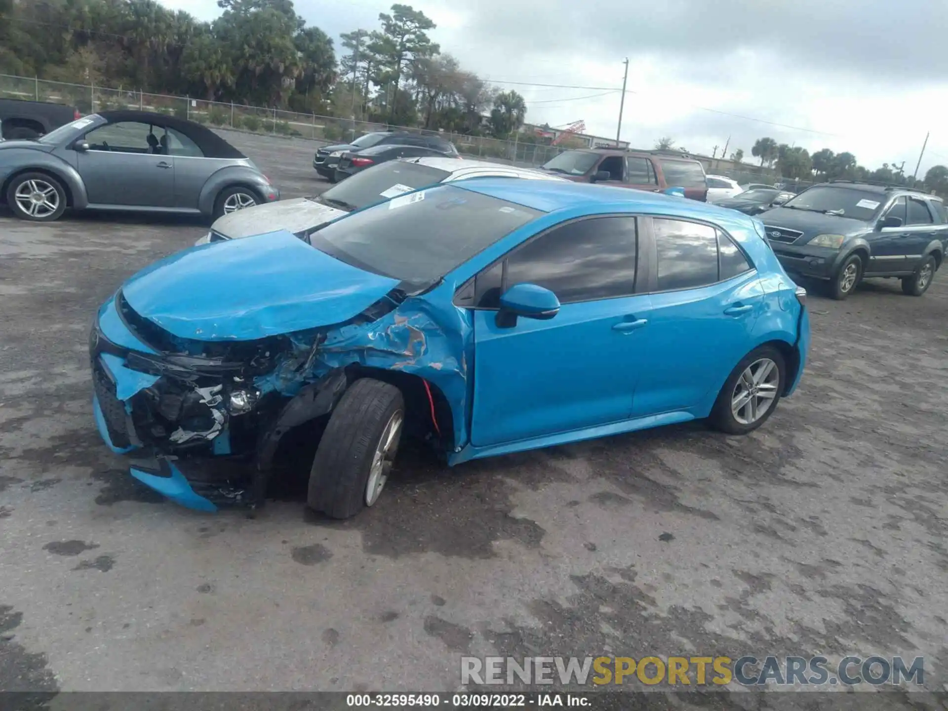 2 Photograph of a damaged car JTNK4RBE2K3068582 TOYOTA COROLLA HATCHBACK 2019