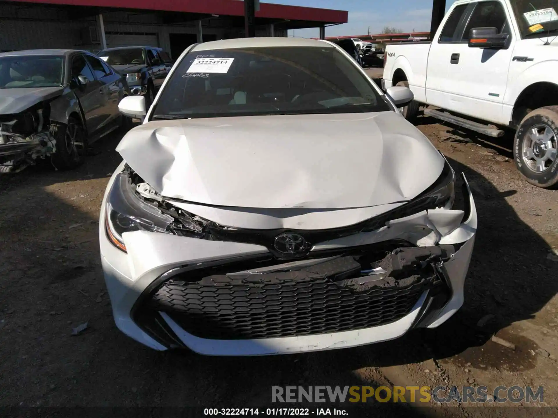 6 Photograph of a damaged car JTNK4RBE2K3071577 TOYOTA COROLLA HATCHBACK 2019