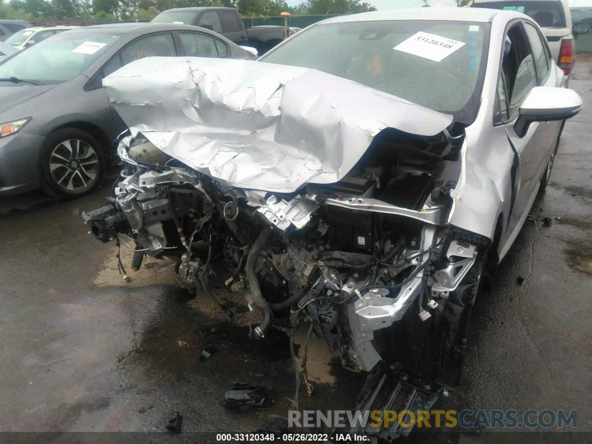 6 Photograph of a damaged car JTNK4RBE3K3019083 TOYOTA COROLLA HATCHBACK 2019