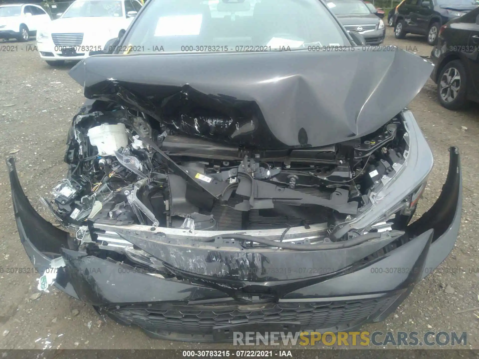 6 Photograph of a damaged car JTNK4RBE3K3028530 TOYOTA COROLLA HATCHBACK 2019