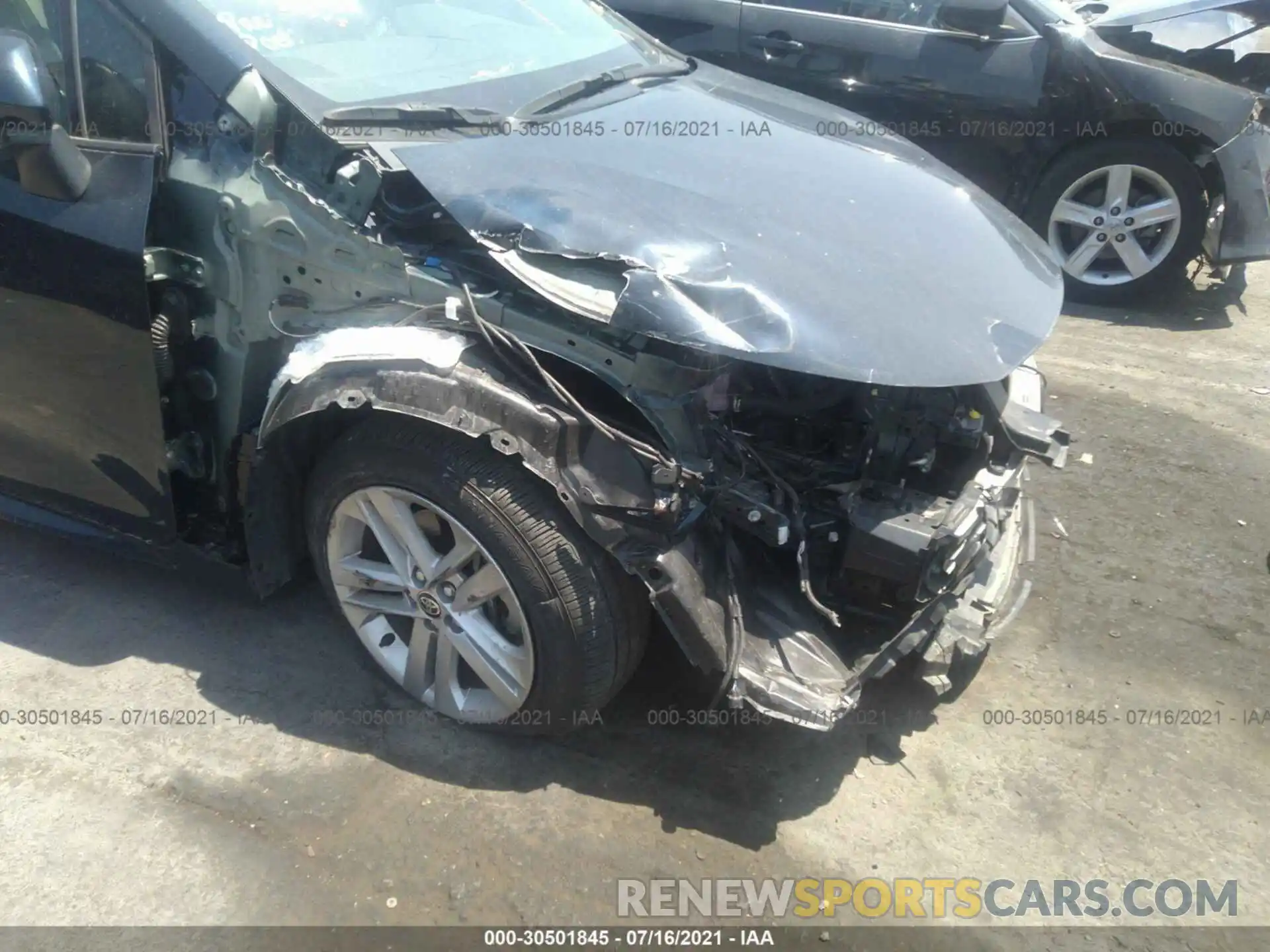 6 Photograph of a damaged car JTNK4RBE3K3030763 TOYOTA COROLLA HATCHBACK 2019