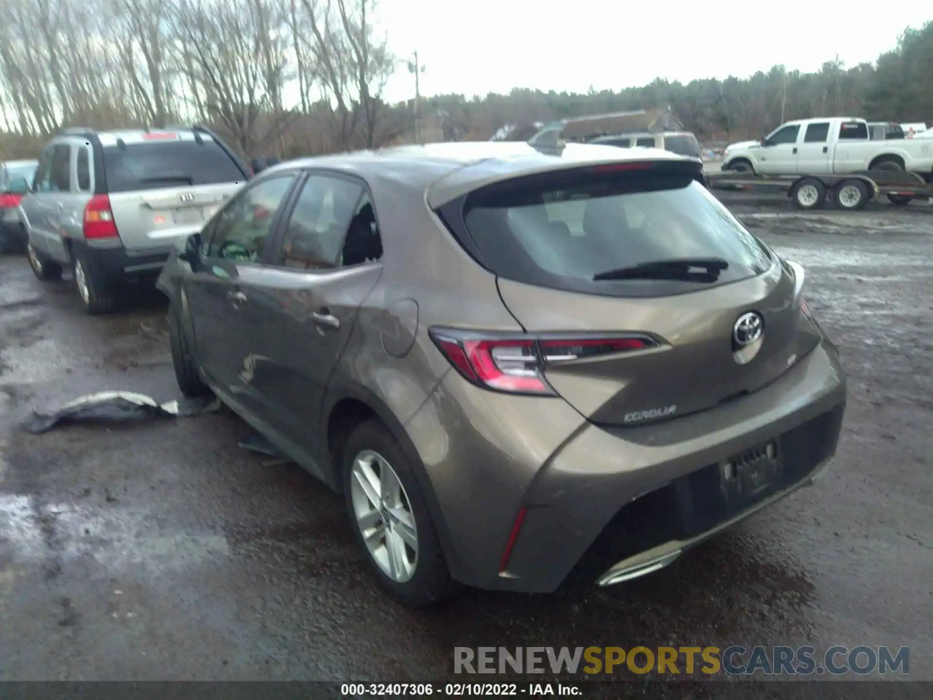 3 Photograph of a damaged car JTNK4RBE3K3032514 TOYOTA COROLLA HATCHBACK 2019