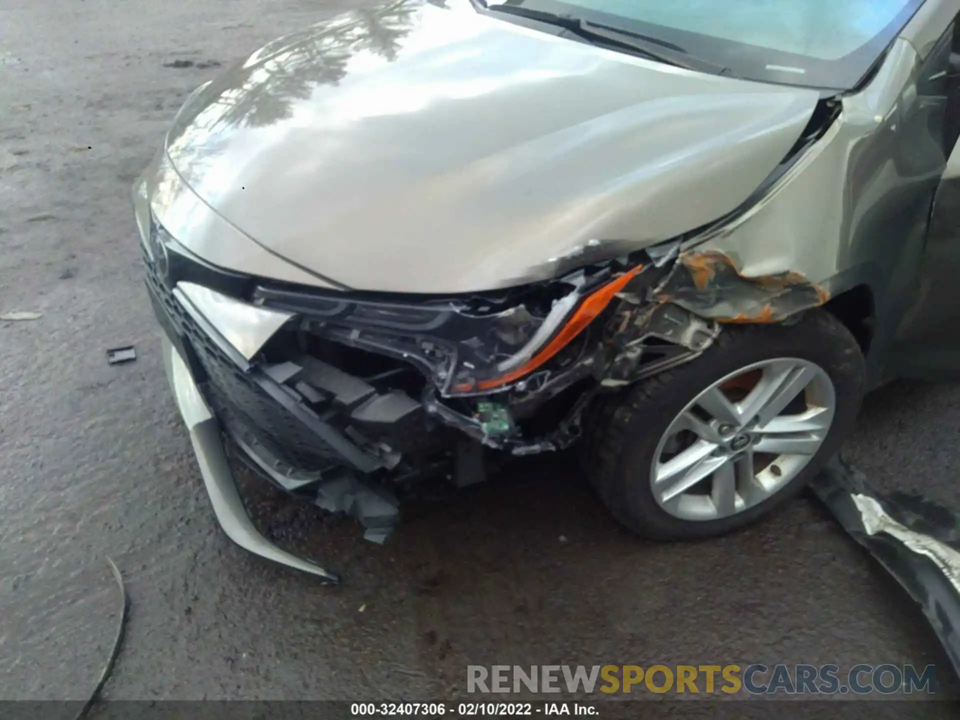 6 Photograph of a damaged car JTNK4RBE3K3032514 TOYOTA COROLLA HATCHBACK 2019