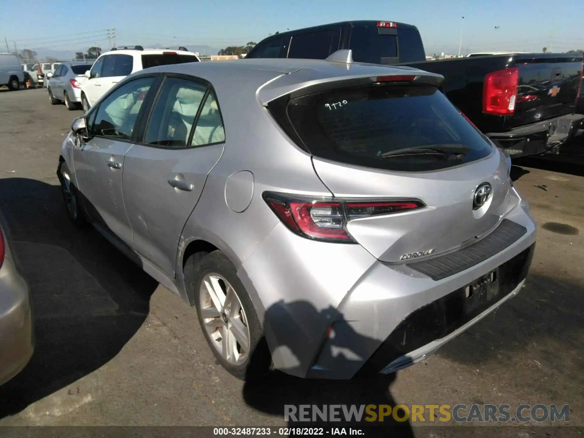 3 Photograph of a damaged car JTNK4RBE3K3034912 TOYOTA COROLLA HATCHBACK 2019