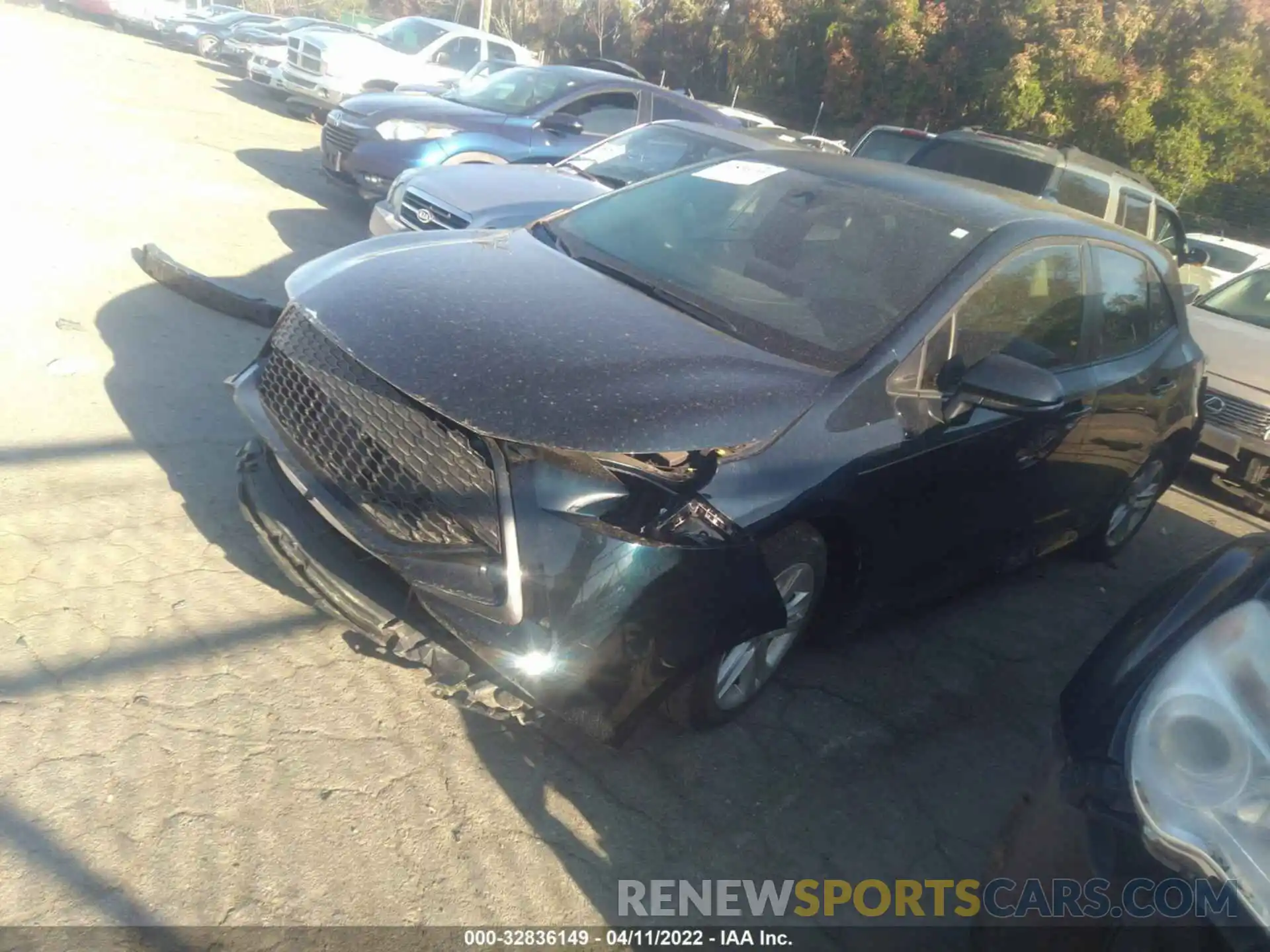 2 Photograph of a damaged car JTNK4RBE3K3034991 TOYOTA COROLLA HATCHBACK 2019