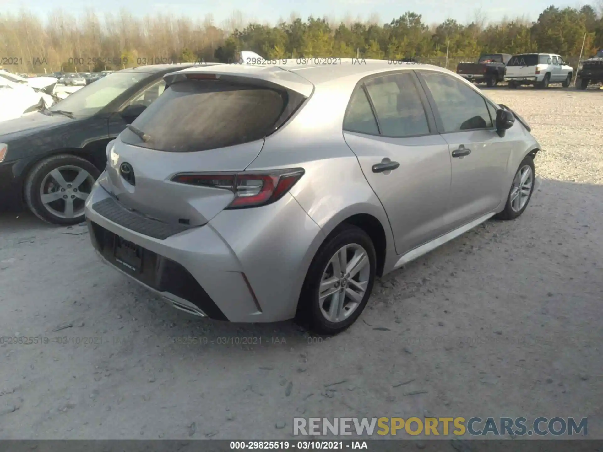 4 Photograph of a damaged car JTNK4RBE3K3036675 TOYOTA COROLLA HATCHBACK 2019