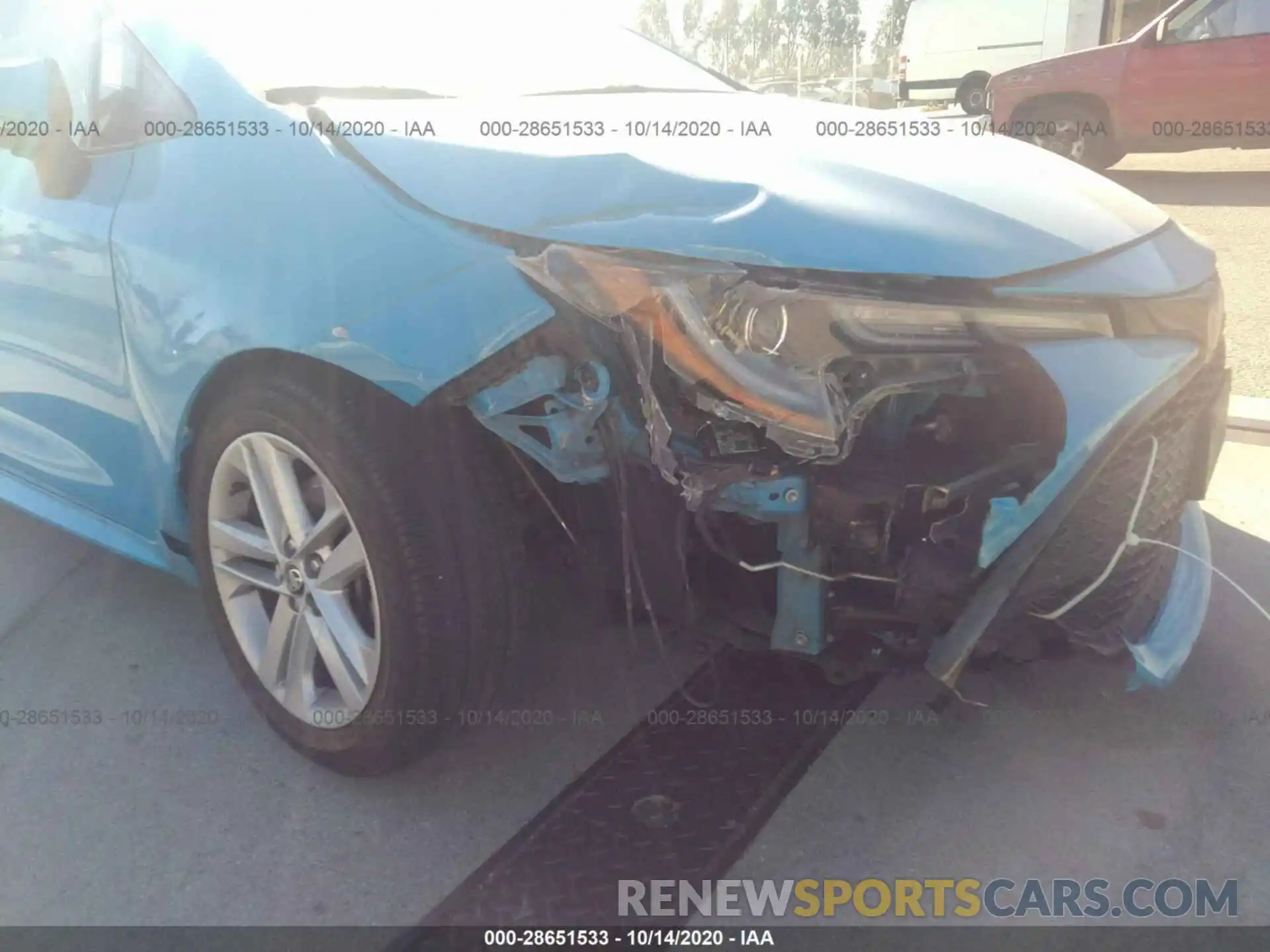 6 Photograph of a damaged car JTNK4RBE3K3041942 TOYOTA COROLLA HATCHBACK 2019