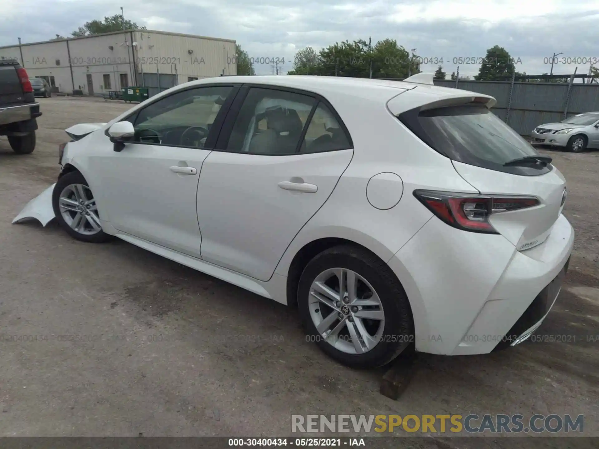 3 Photograph of a damaged car JTNK4RBE3K3047109 TOYOTA COROLLA HATCHBACK 2019