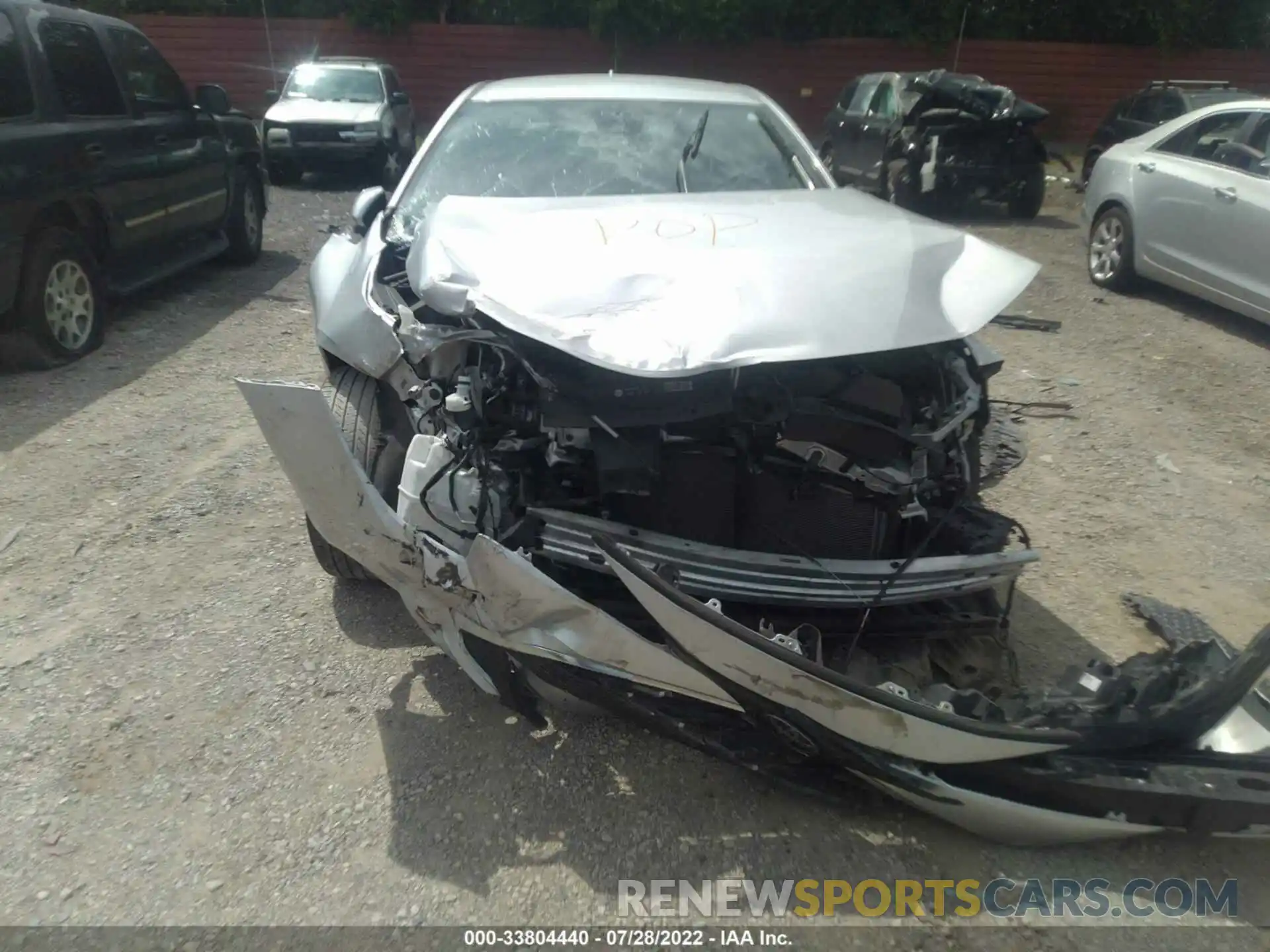 6 Photograph of a damaged car JTNK4RBE3K3047787 TOYOTA COROLLA HATCHBACK 2019