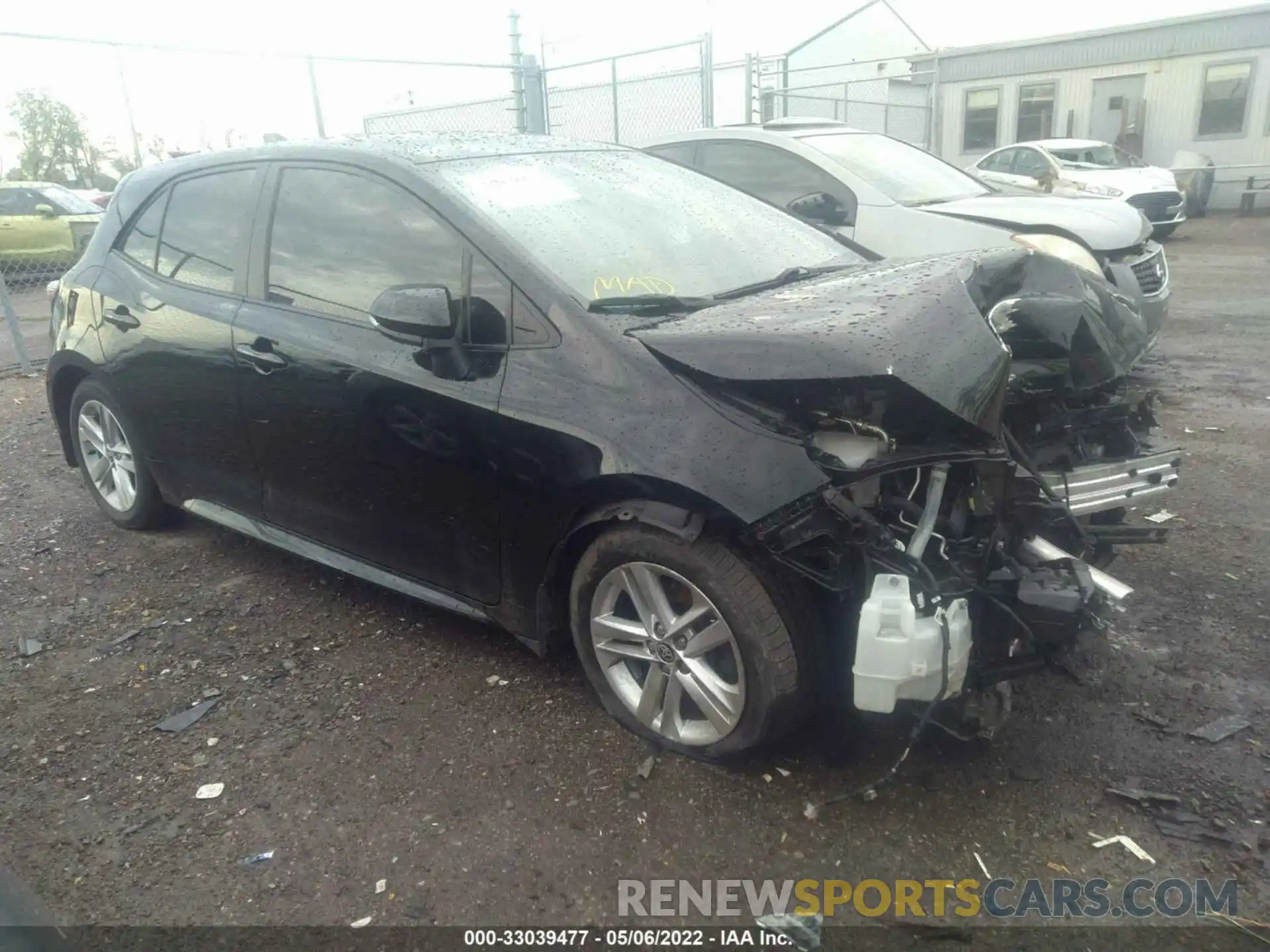 1 Photograph of a damaged car JTNK4RBE3K3049538 TOYOTA COROLLA HATCHBACK 2019