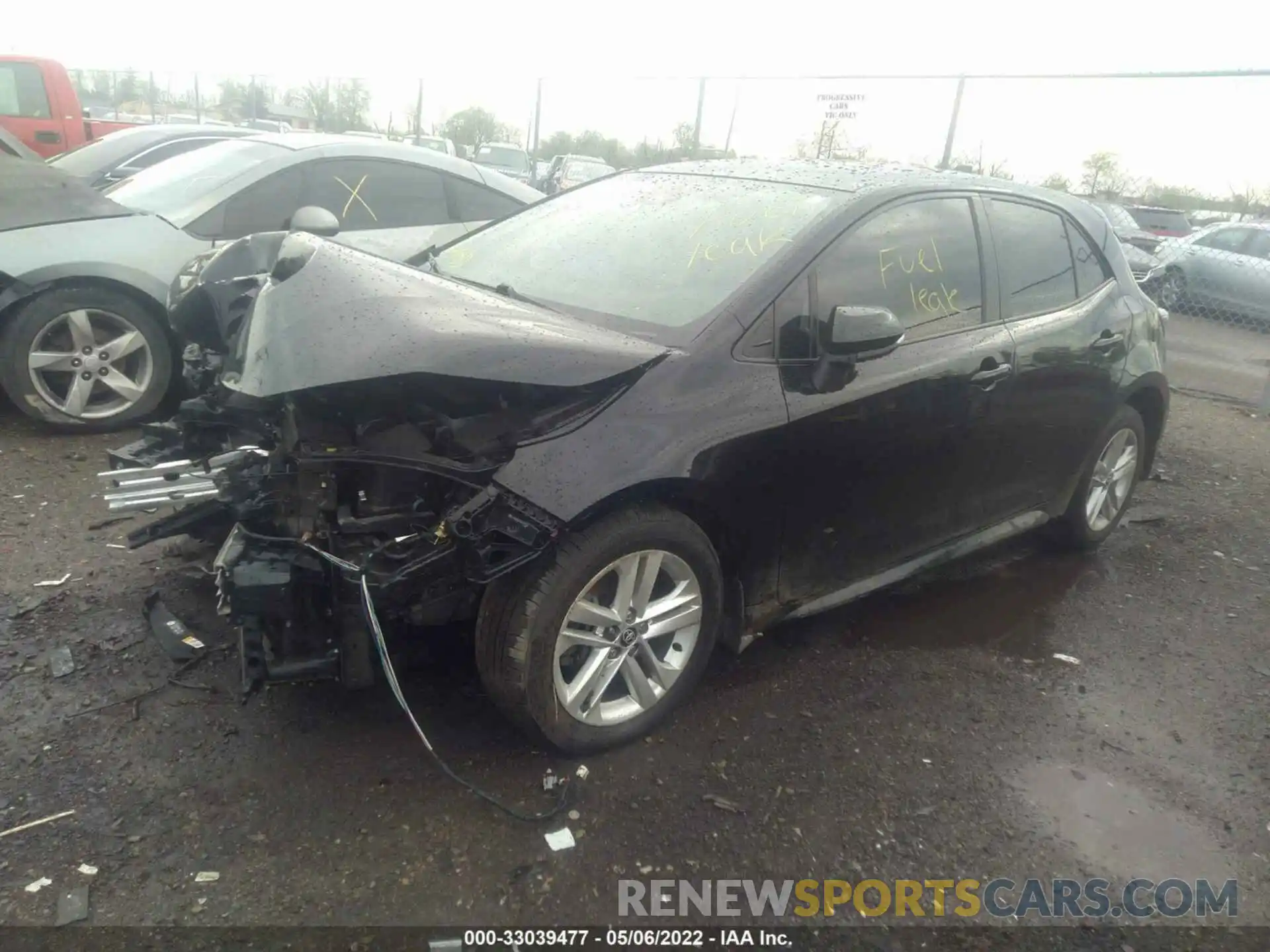 2 Photograph of a damaged car JTNK4RBE3K3049538 TOYOTA COROLLA HATCHBACK 2019