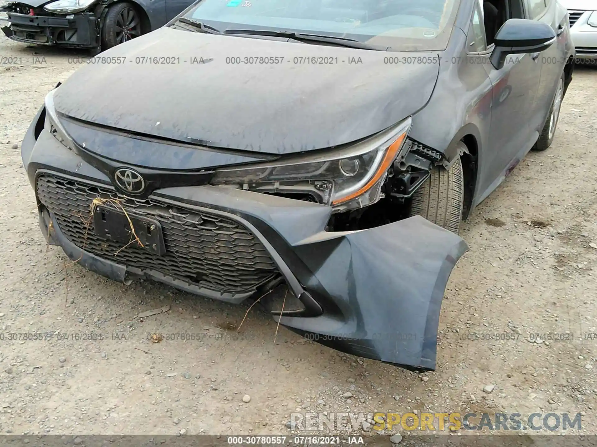 6 Photograph of a damaged car JTNK4RBE3K3051726 TOYOTA COROLLA HATCHBACK 2019